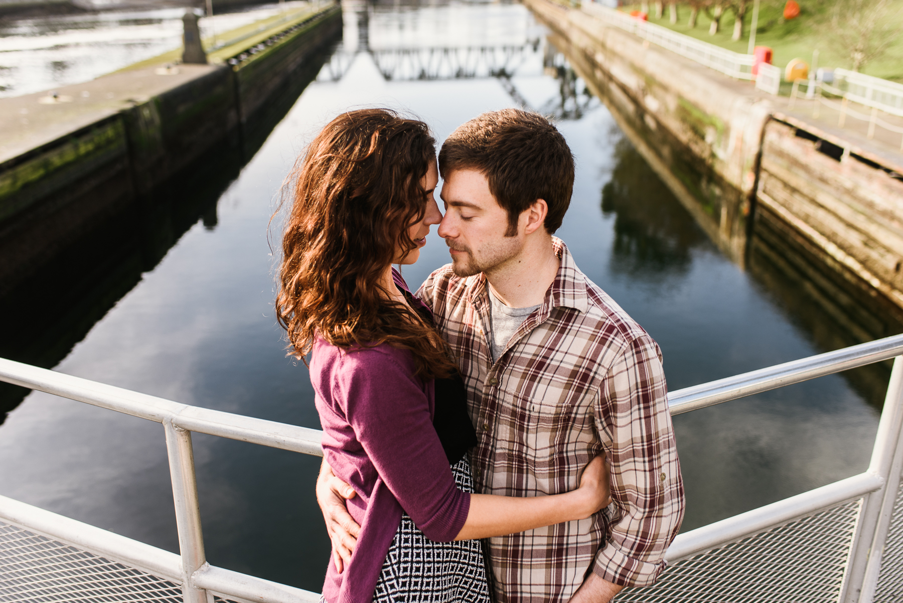 ballard locks engagement session