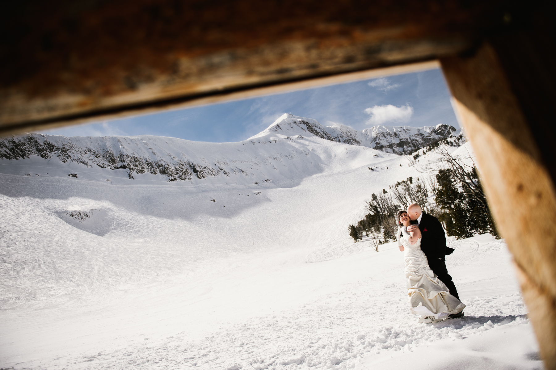 big sky lone peak wedding