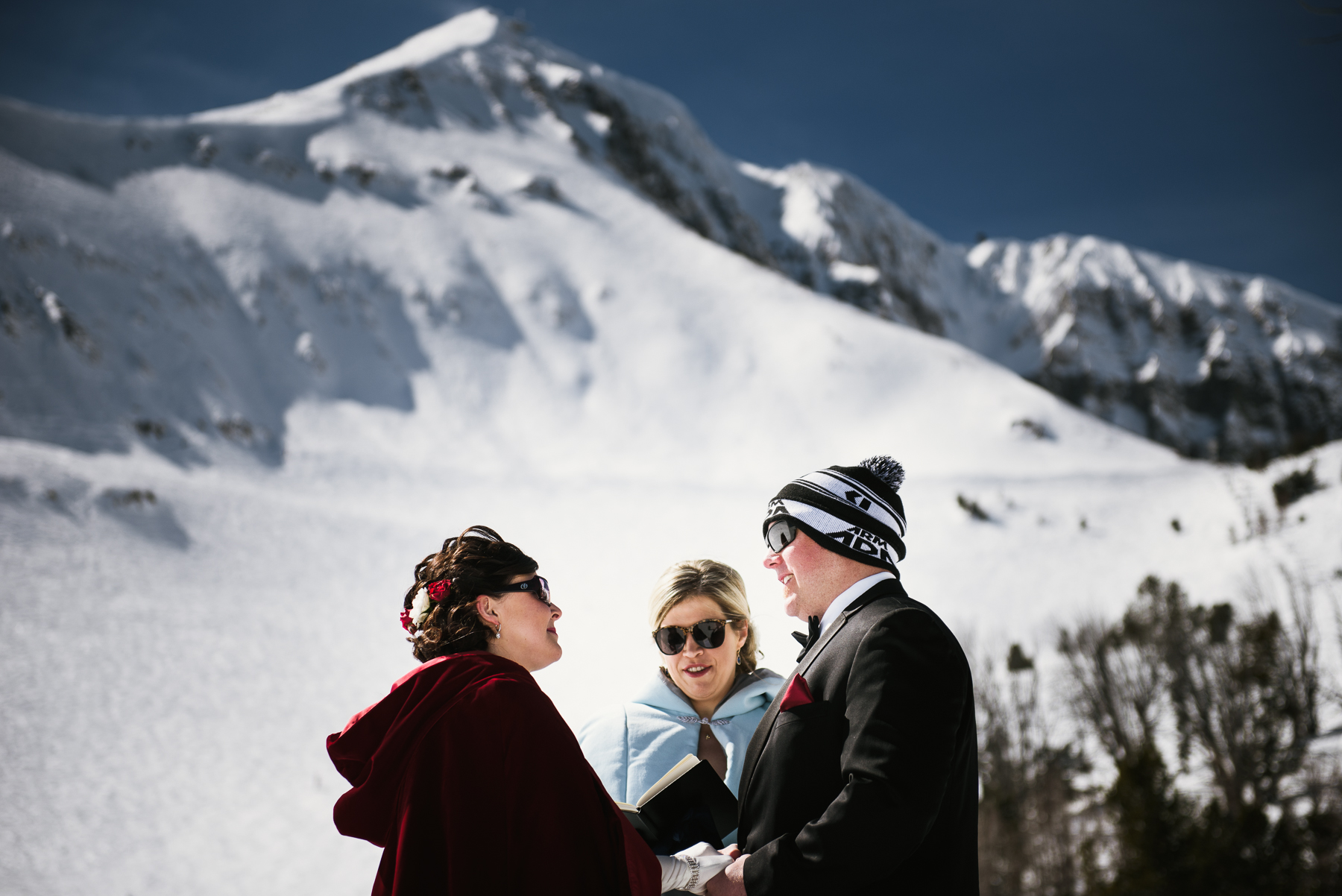 big sky mountain wedding