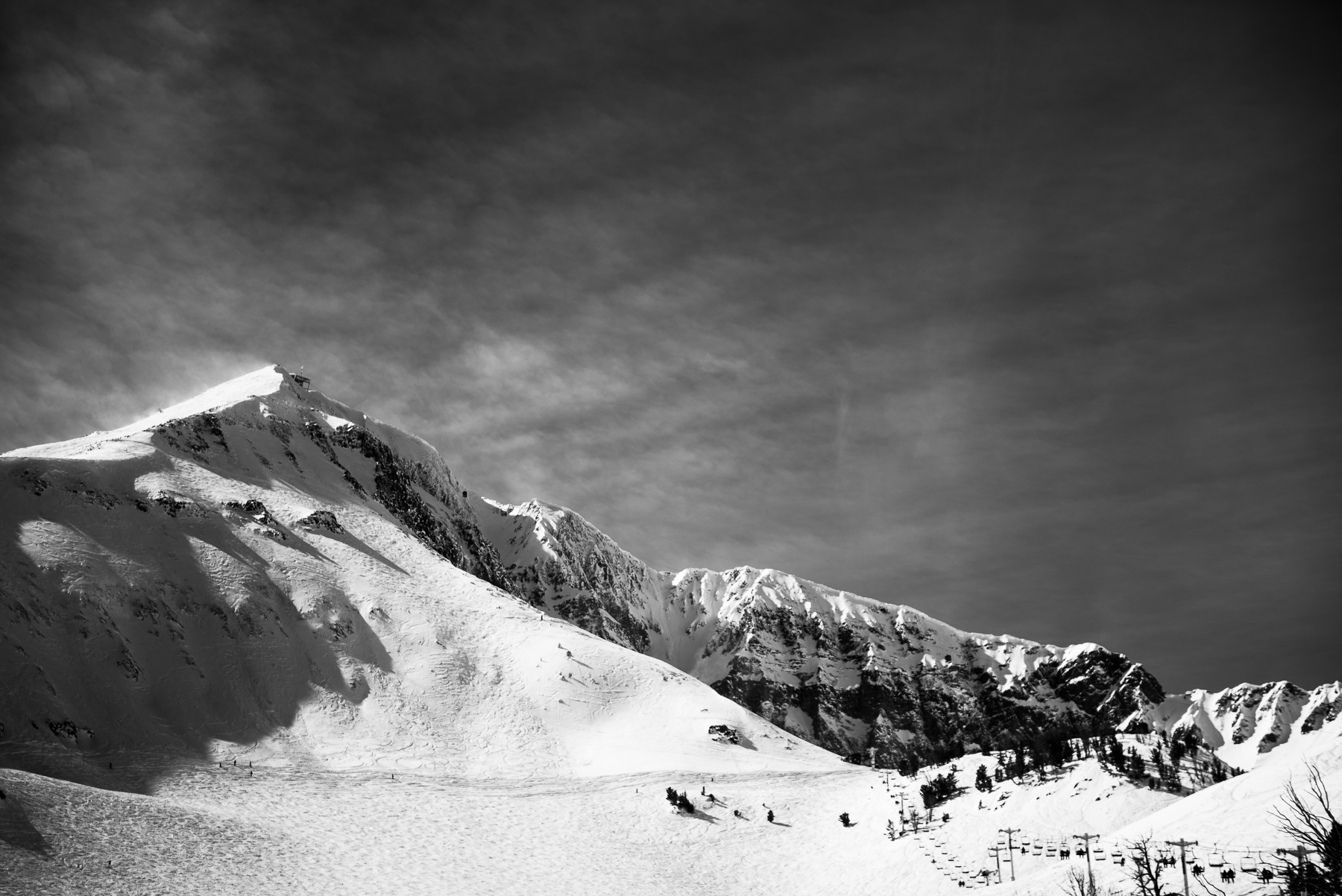 big sky mountain landscape