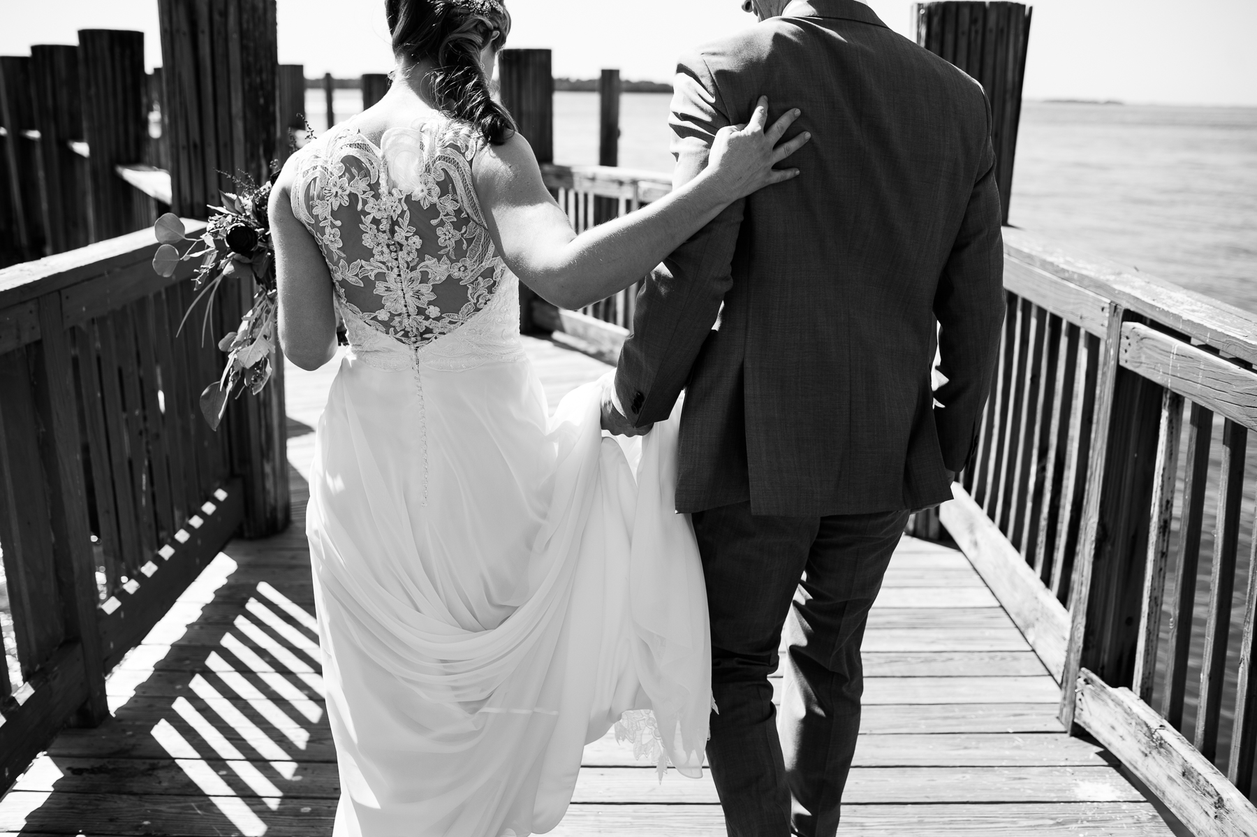 sanibel marriott pier wedding moment