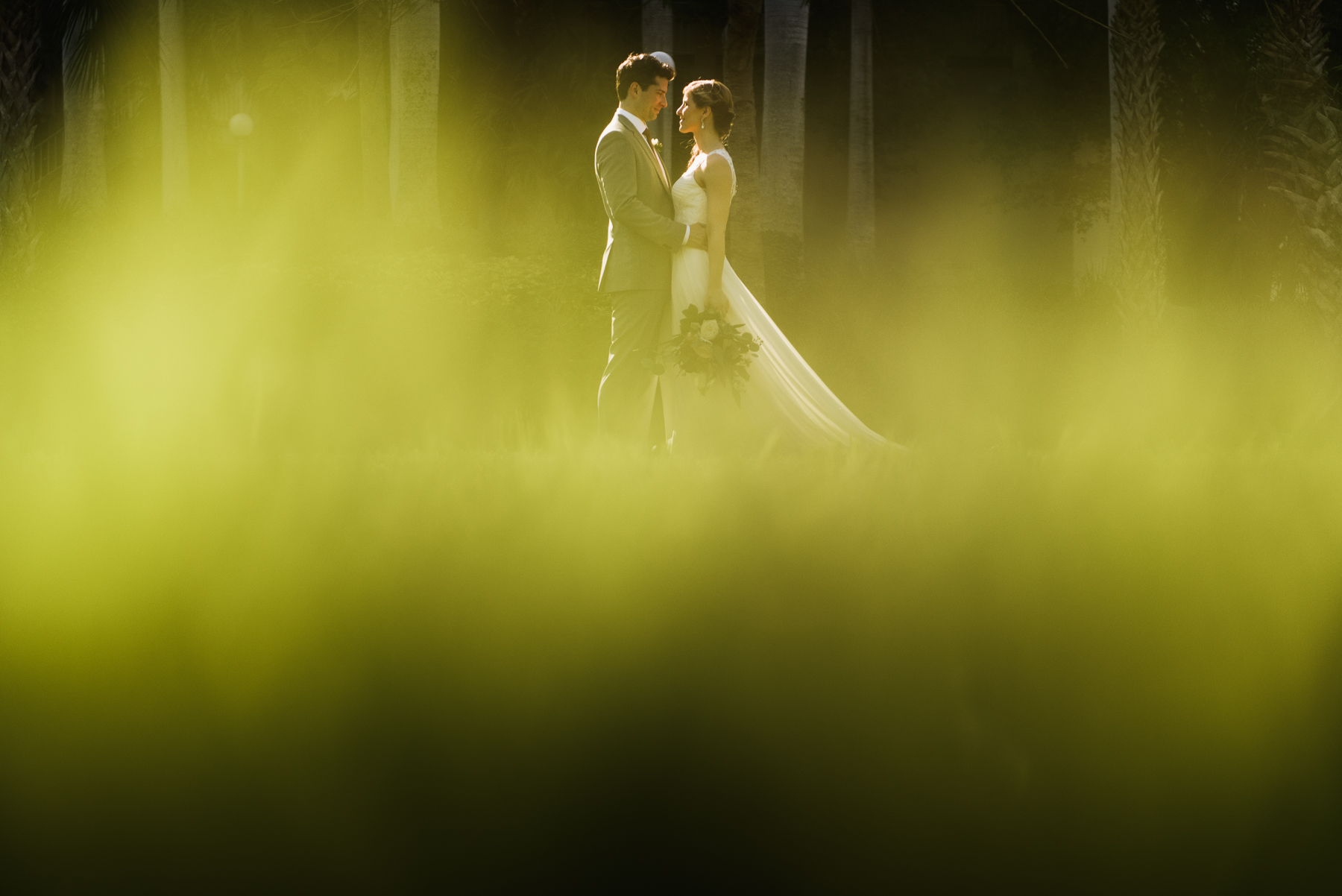 sanibel destination wedding romantic bride and groom