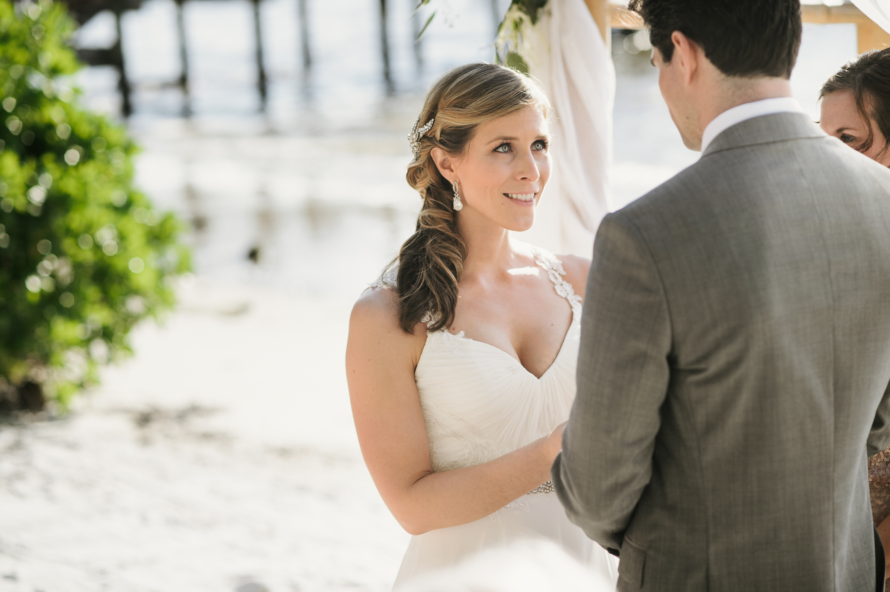 florida beach wedding bride vows 