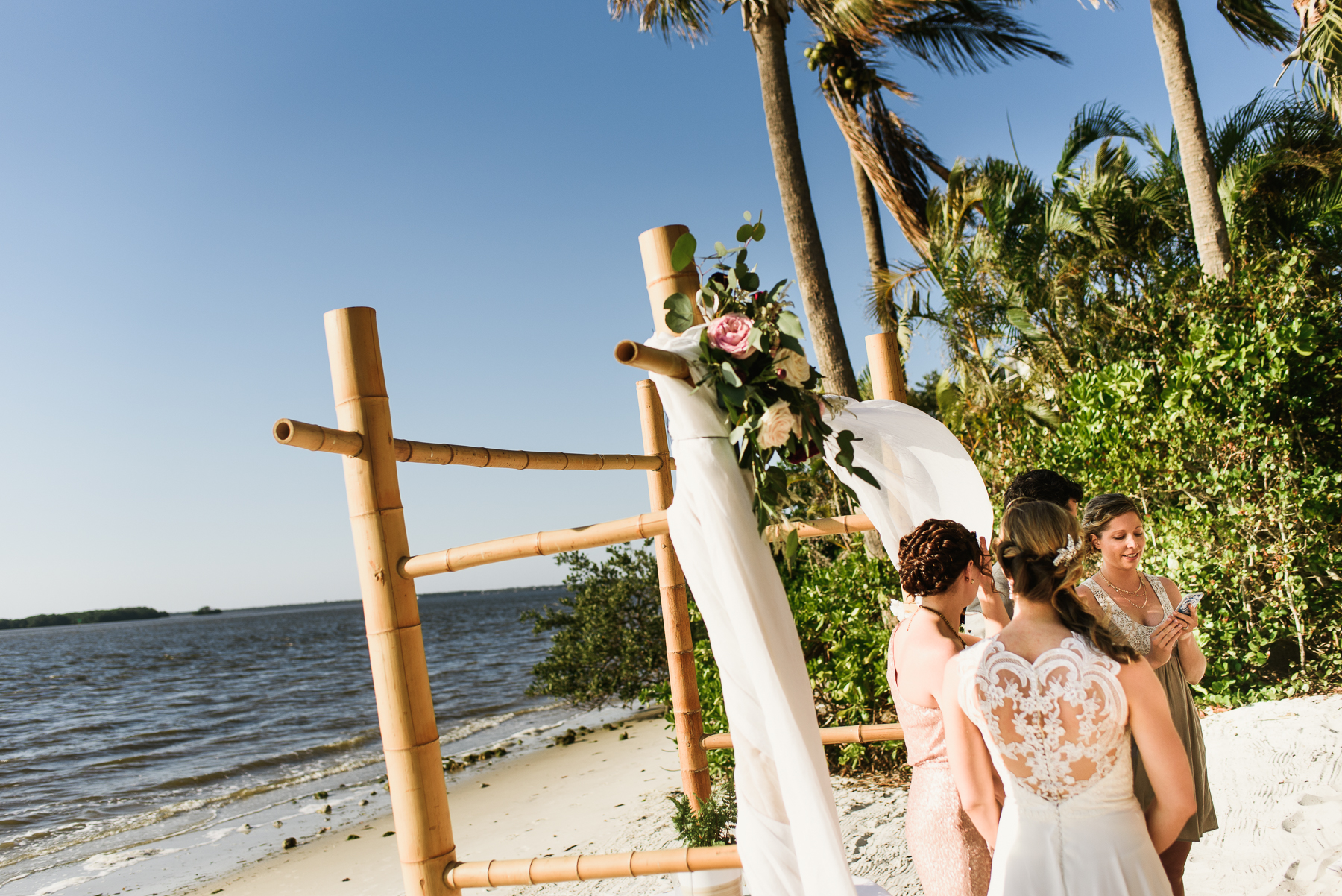 florida beach wedding ceremony