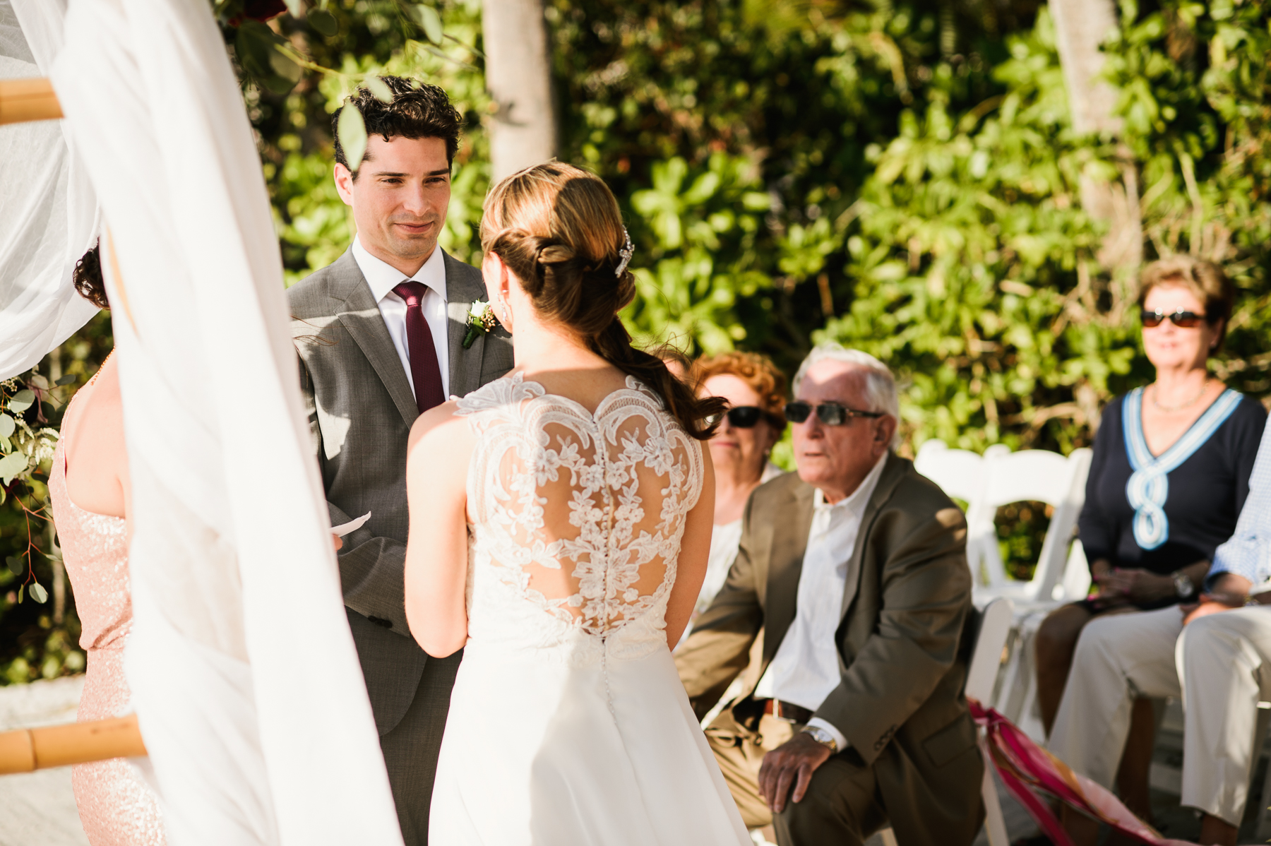 florida beach wedding groom vows