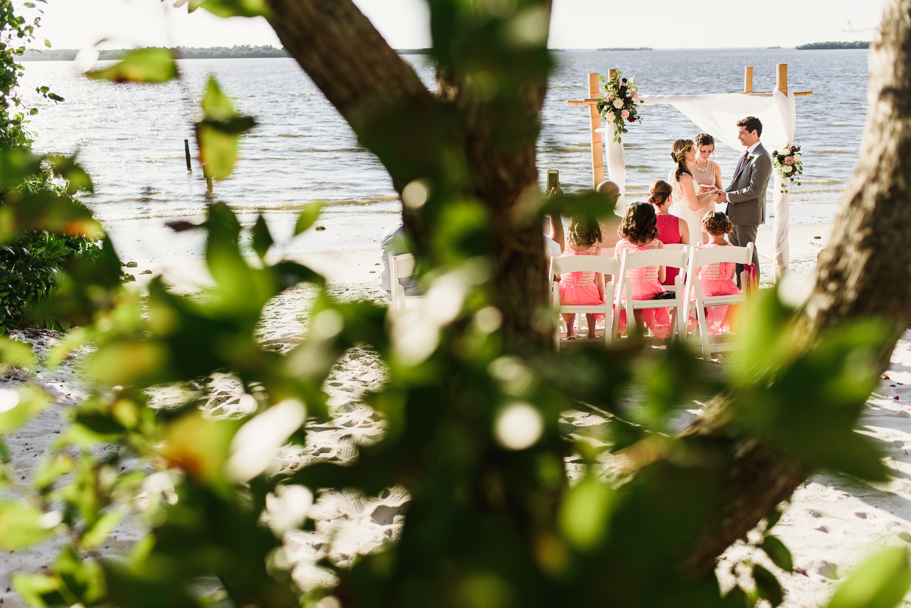 sanibel marriott private beach wedding ceremony 