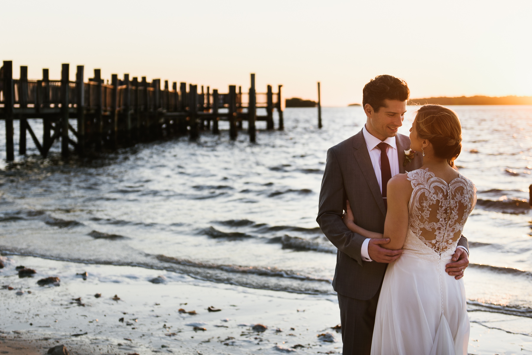 sanibel wedding portrait sunset