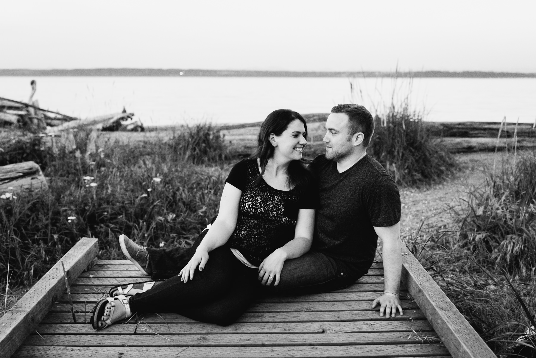 fay bainbridge beach couple