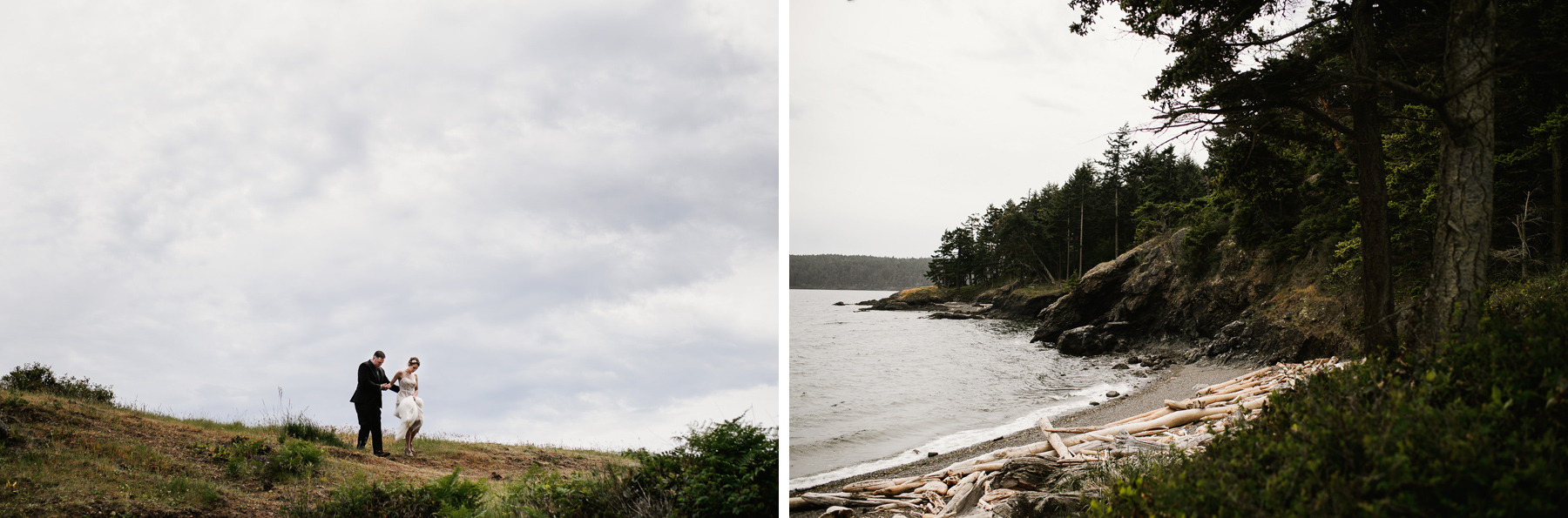 san juan island scenic wedding