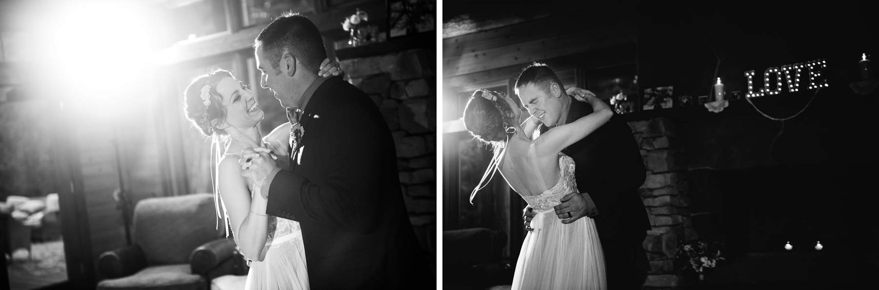 lake dale resort bride and groom first dance