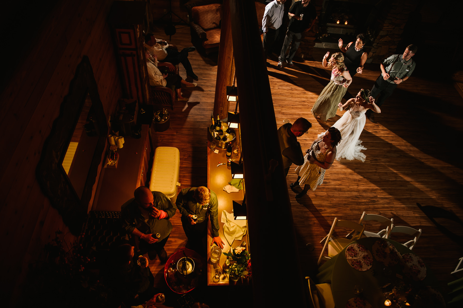 lake dale resort wedding dance floor