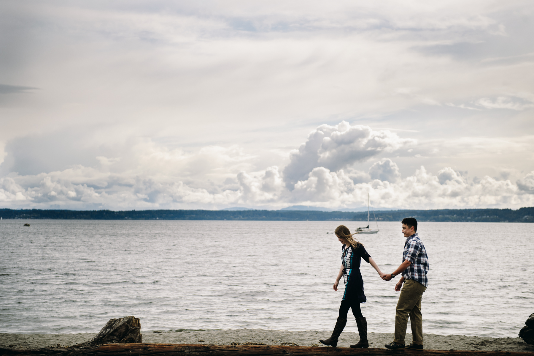 golden gardens engagement photos