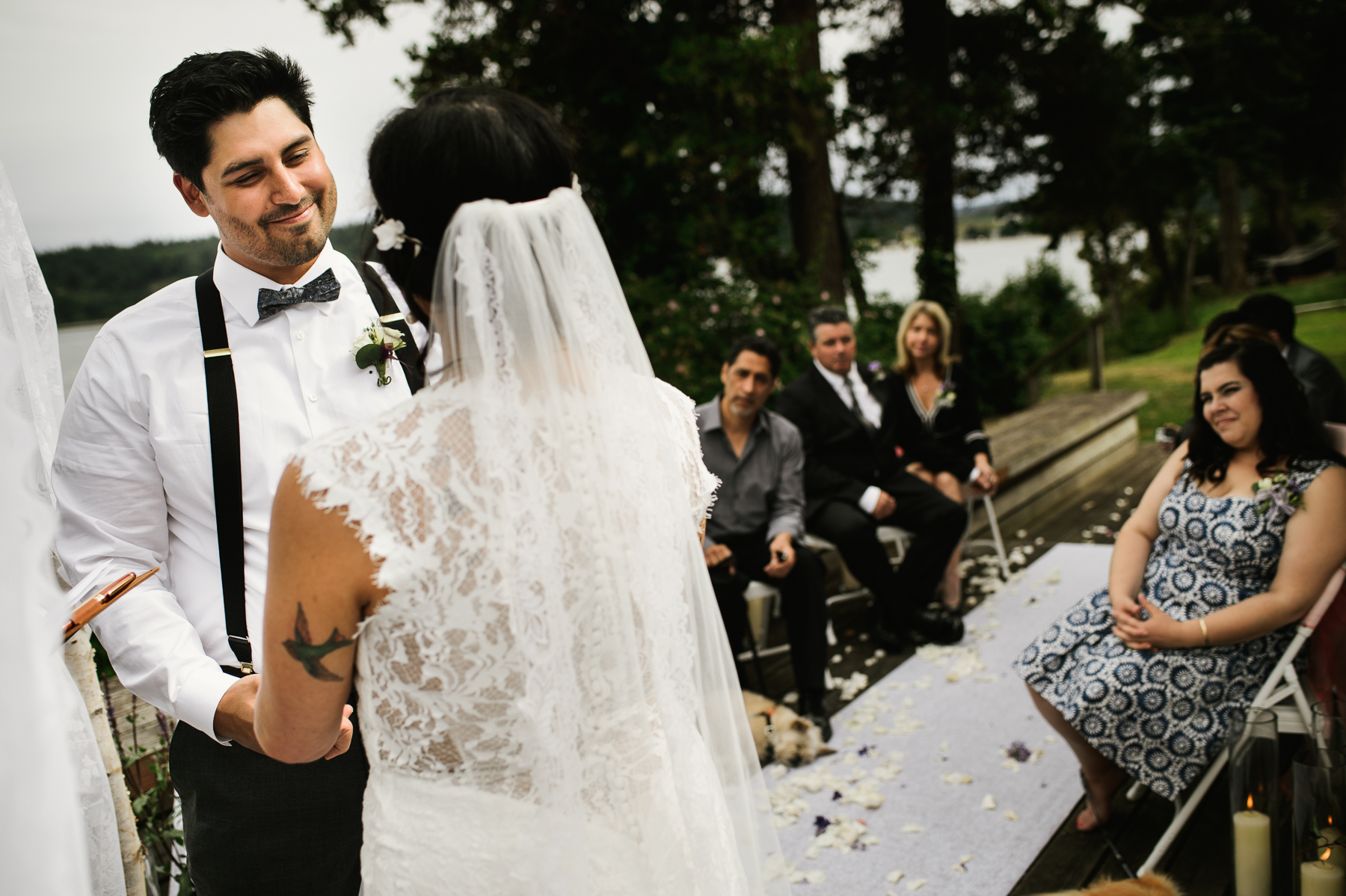 lopez island wedding ceremony