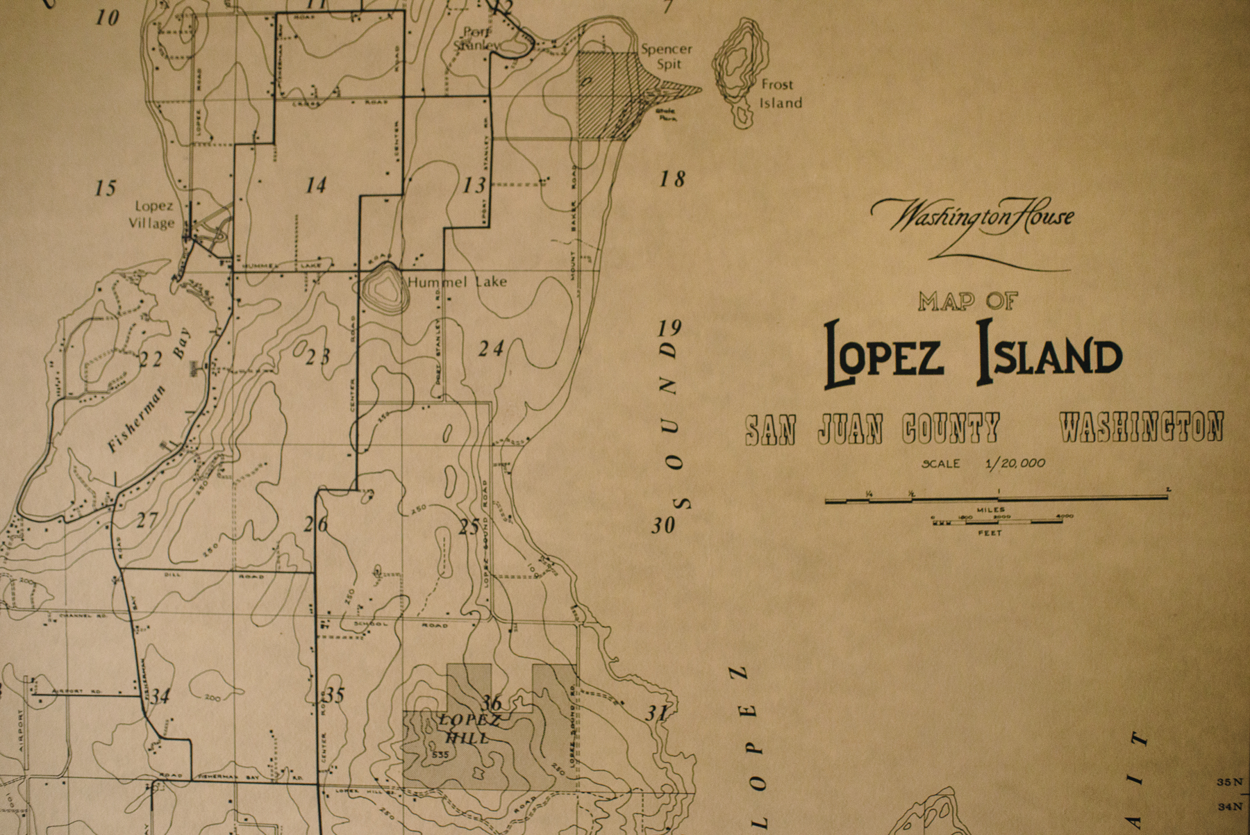 lopez island map