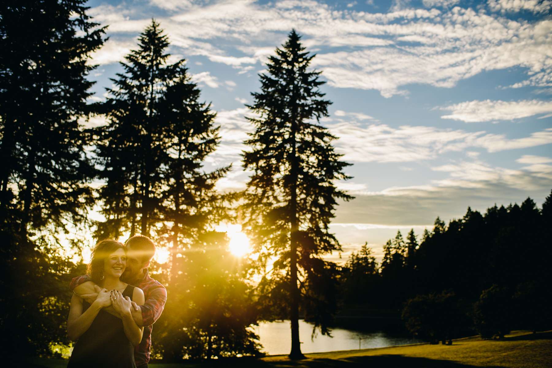 Mt. Tabor Park engagement photos 