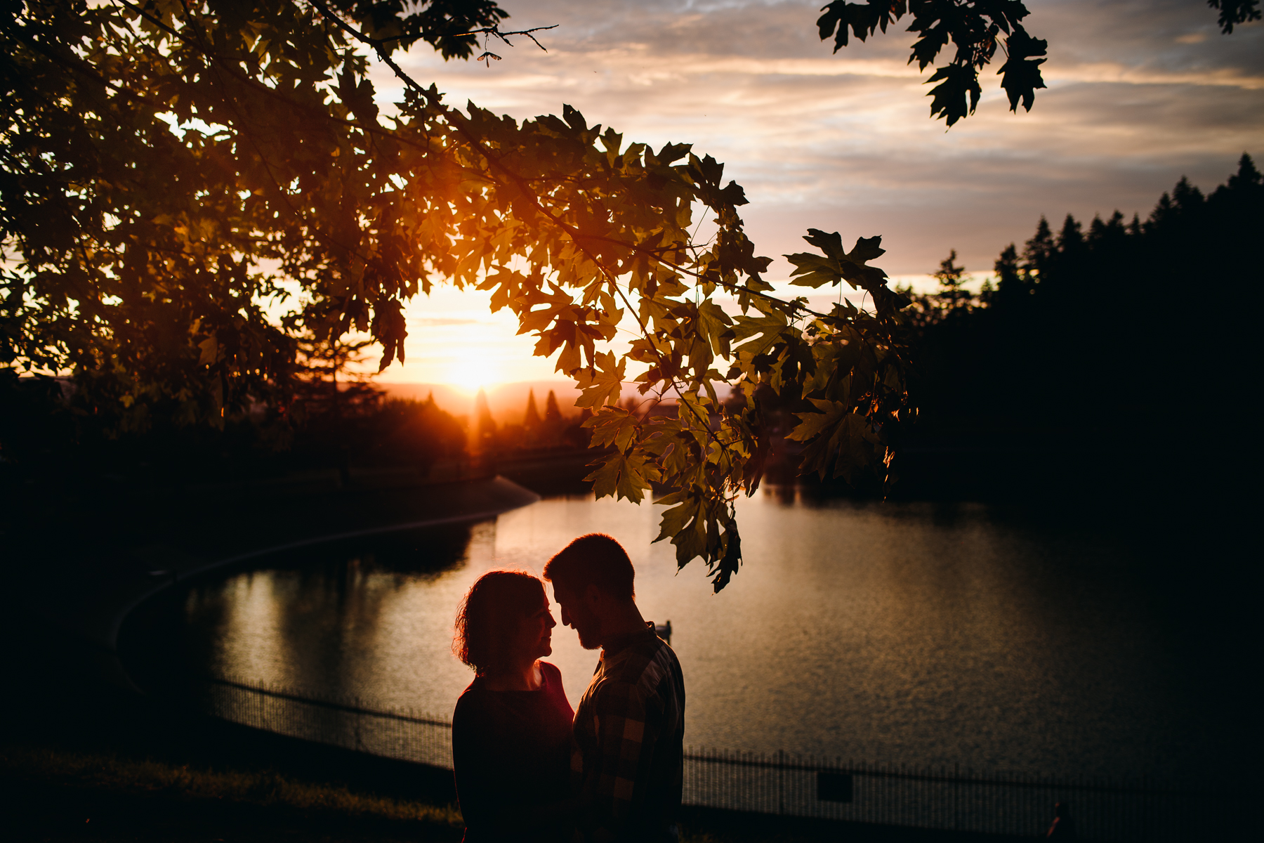 Mt. Tabor Park engagement photos 