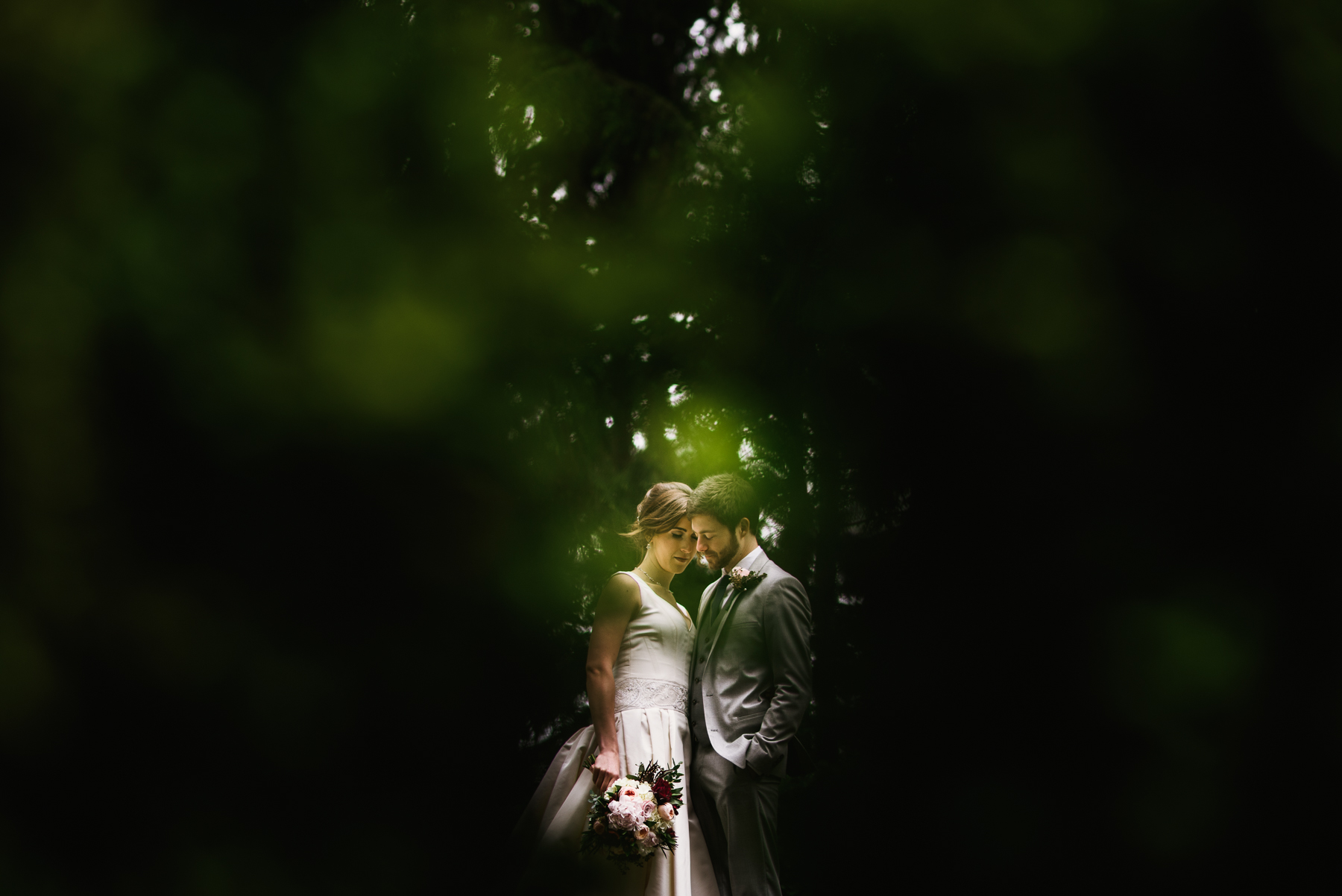 st. anne's chapel wedding portrait 