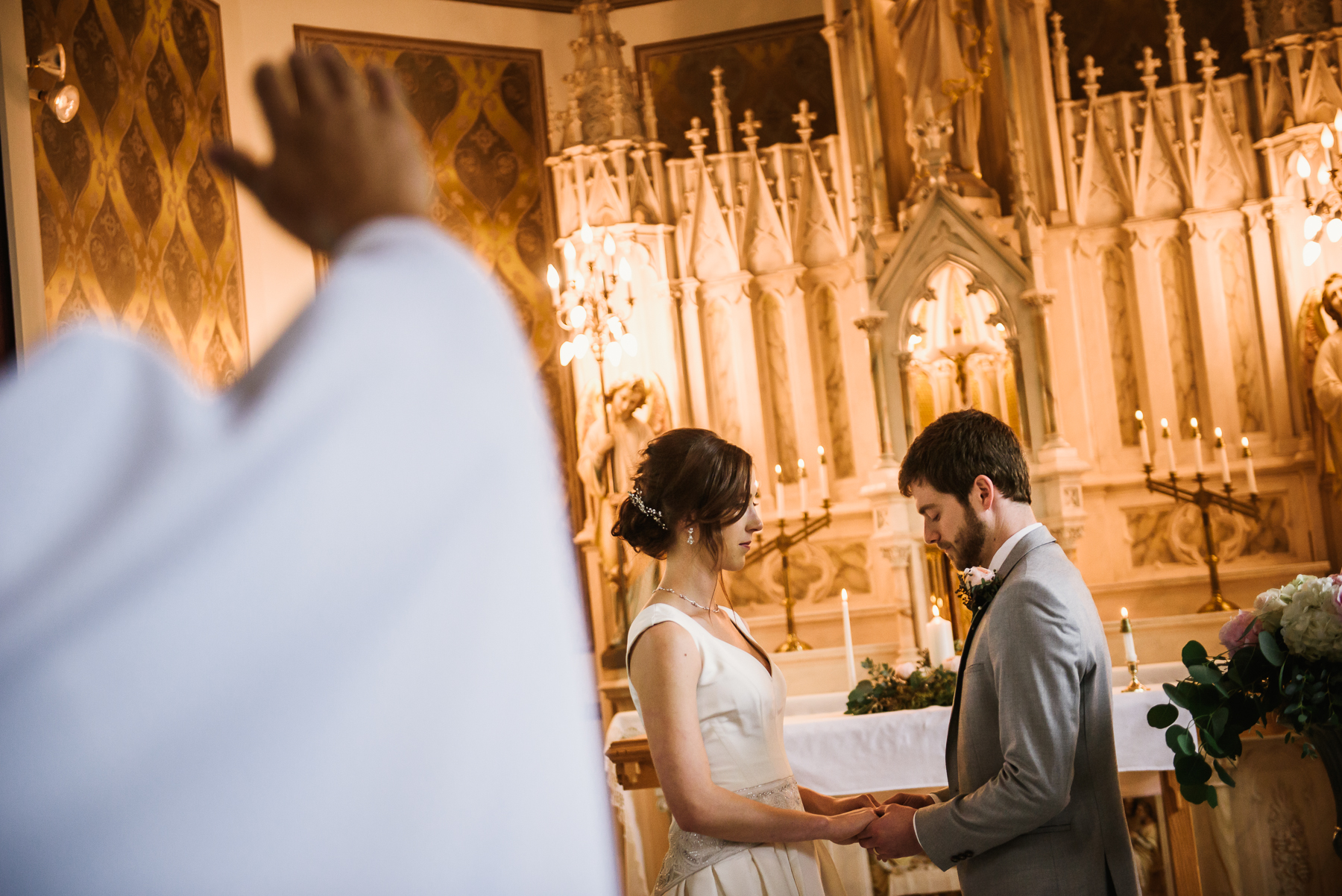 st. anne's chapel wedding ceremony 