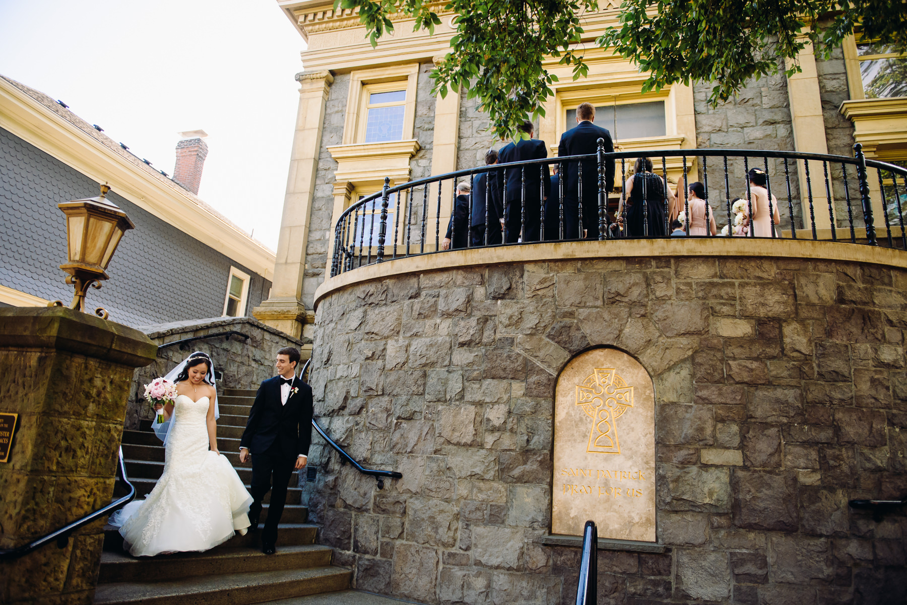 st. patrick church portland wedding