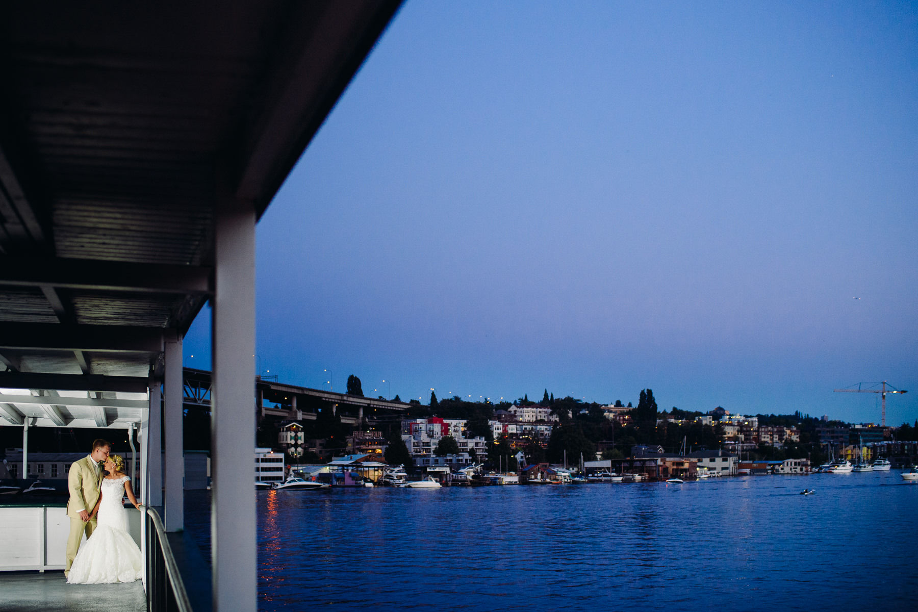 mv skansonia wedding sunset portrait