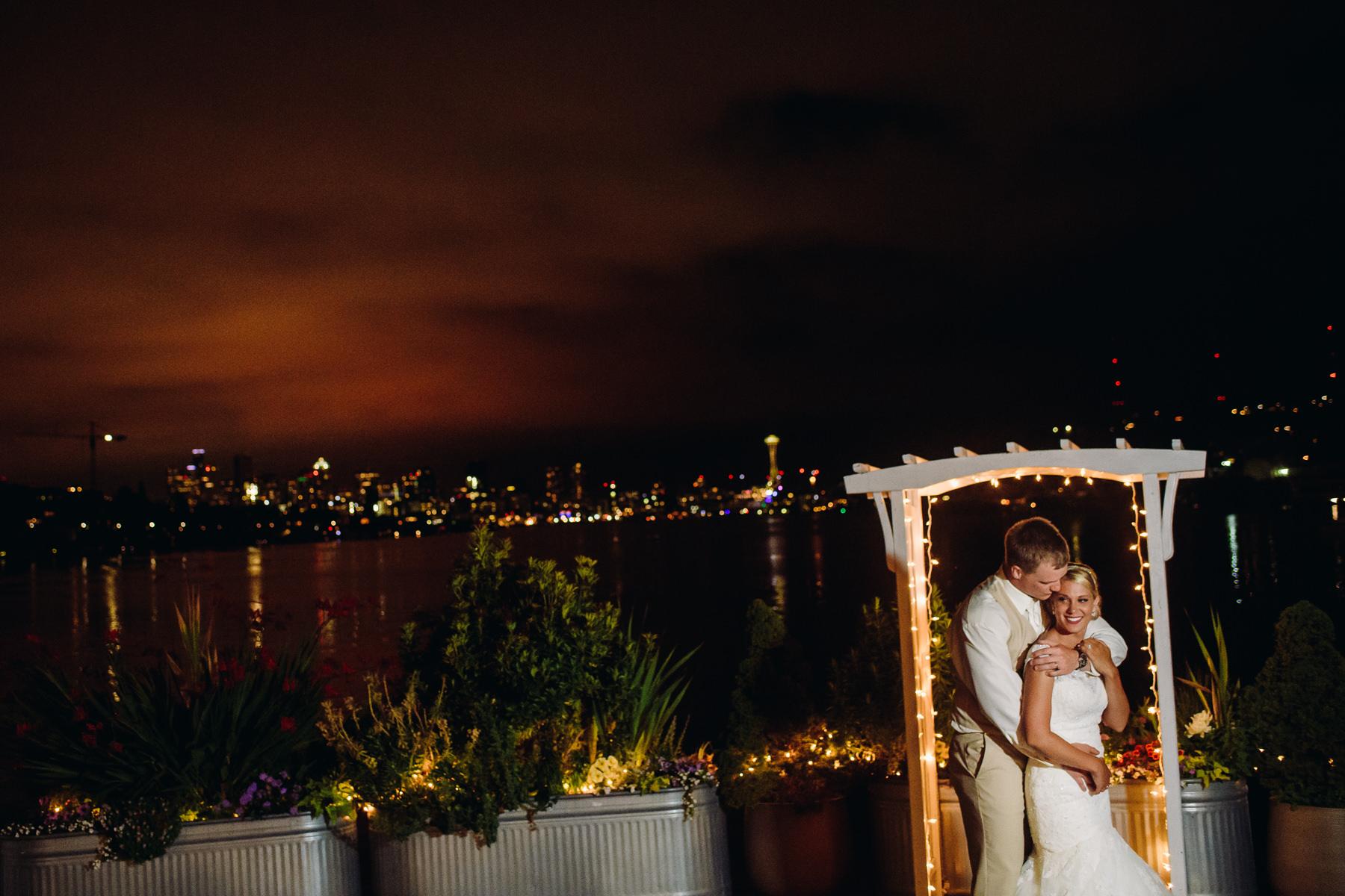 mv skansonia night wedding portrait