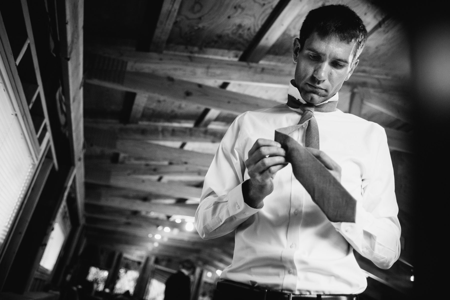 Trinity Tree Farm groom getting ready