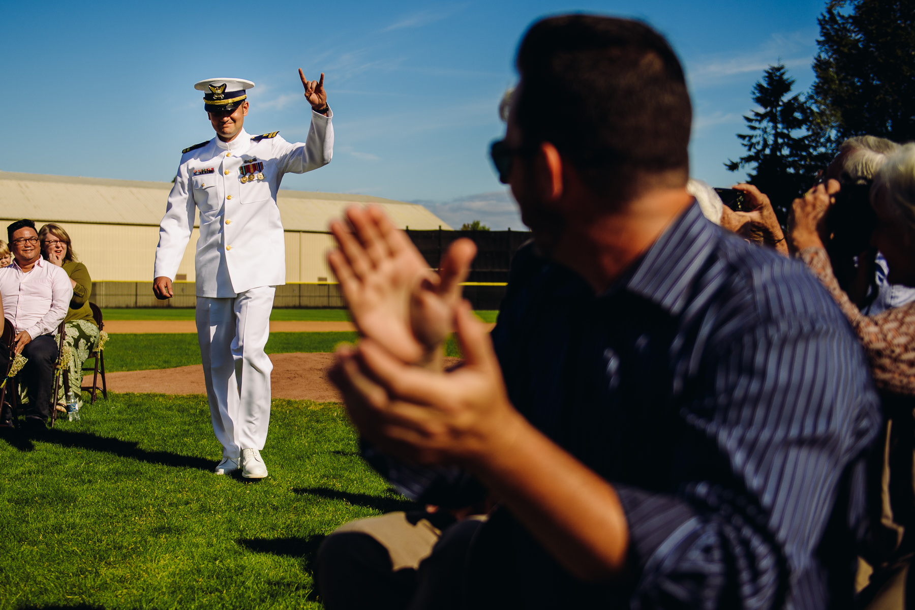 university of puget sound baseball field wedding