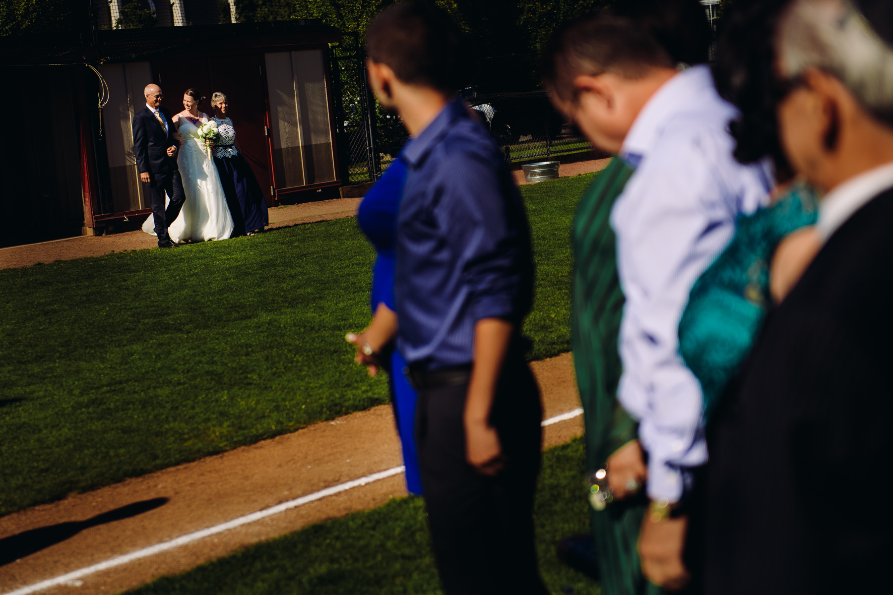 university of puget sound baseball field wedding