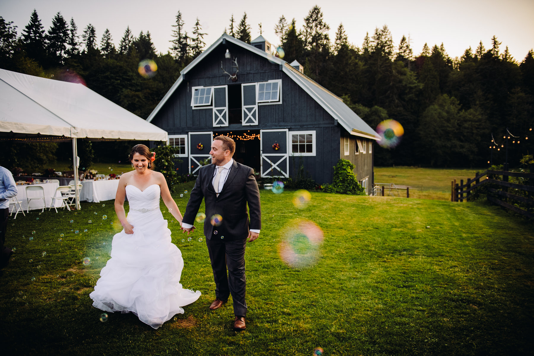 Bainbridge Island Farm Wedding