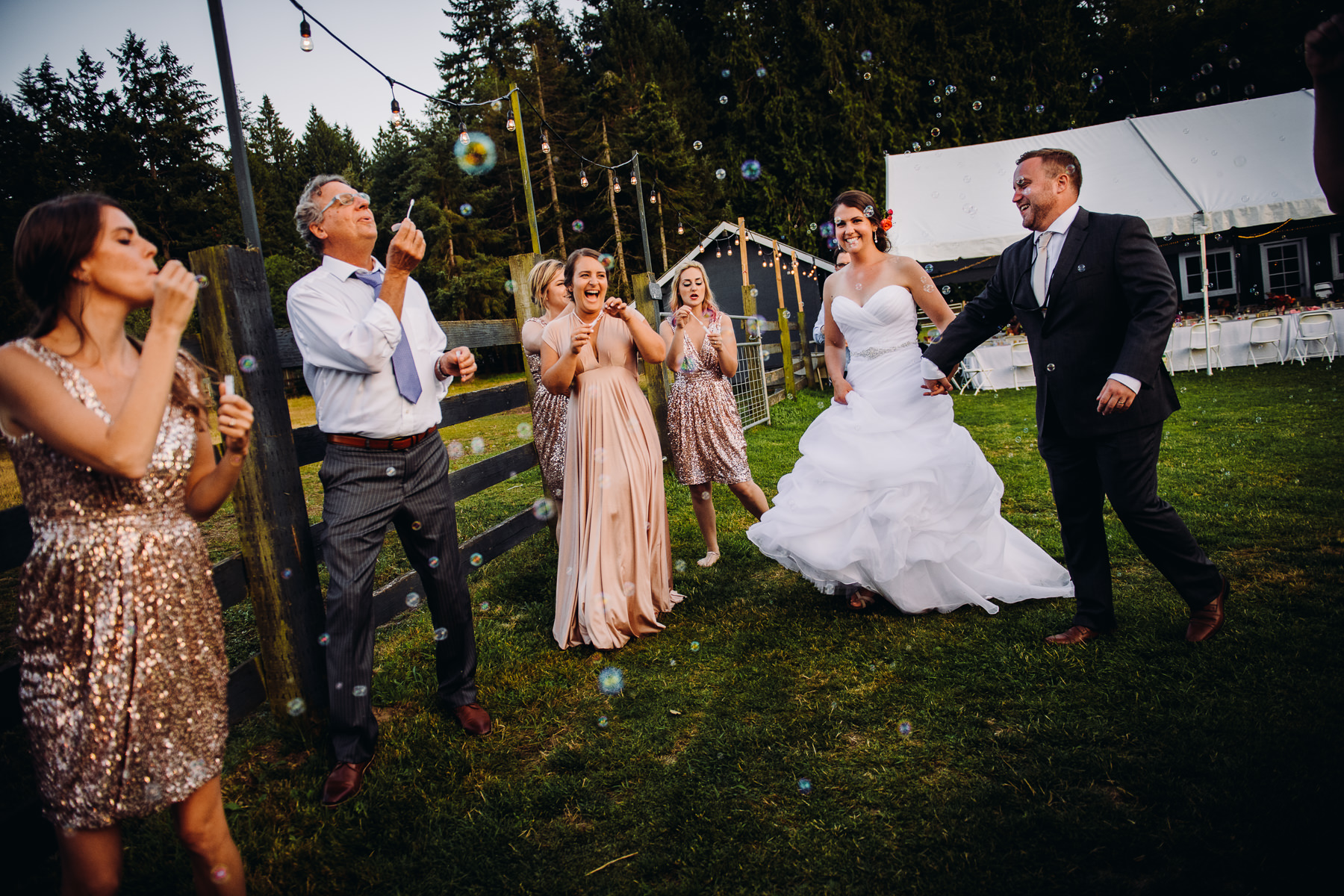 Bainbridge Island Farm Wedding