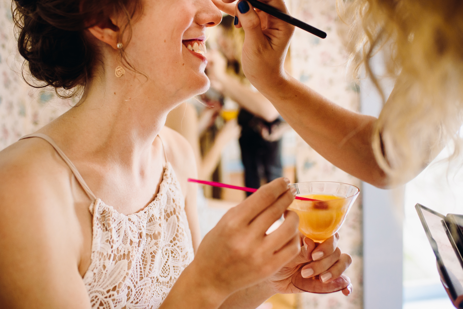 brown family homestead bride makeup