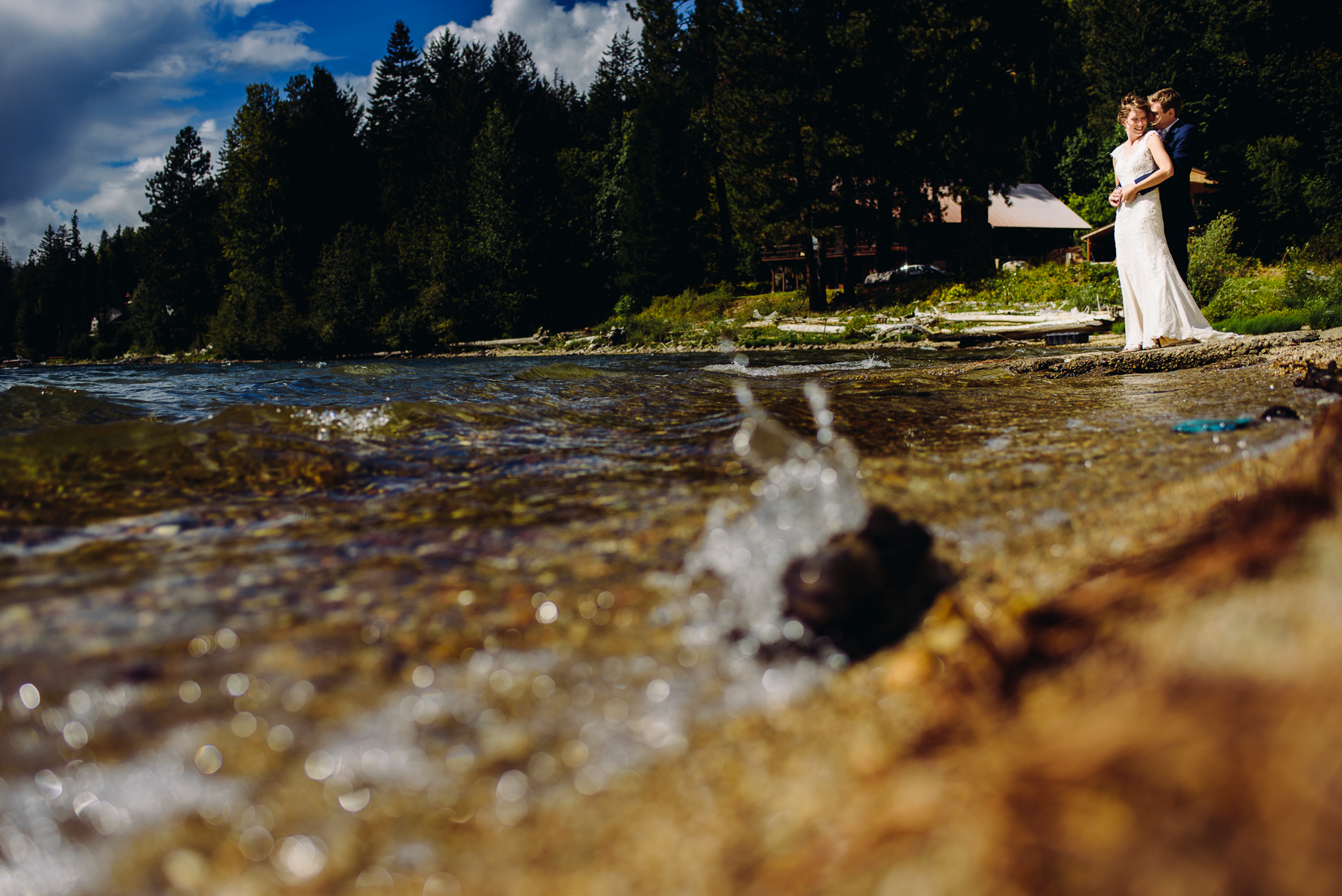 lake Wenatchee wedding portraits 