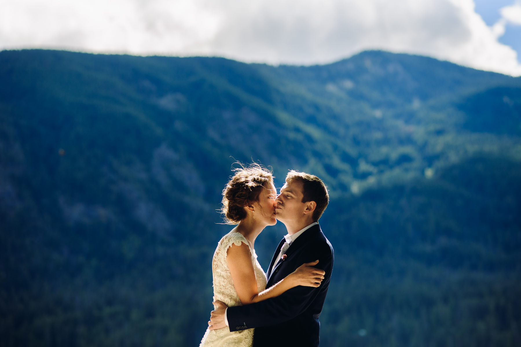 lake Wenatchee wedding portraits