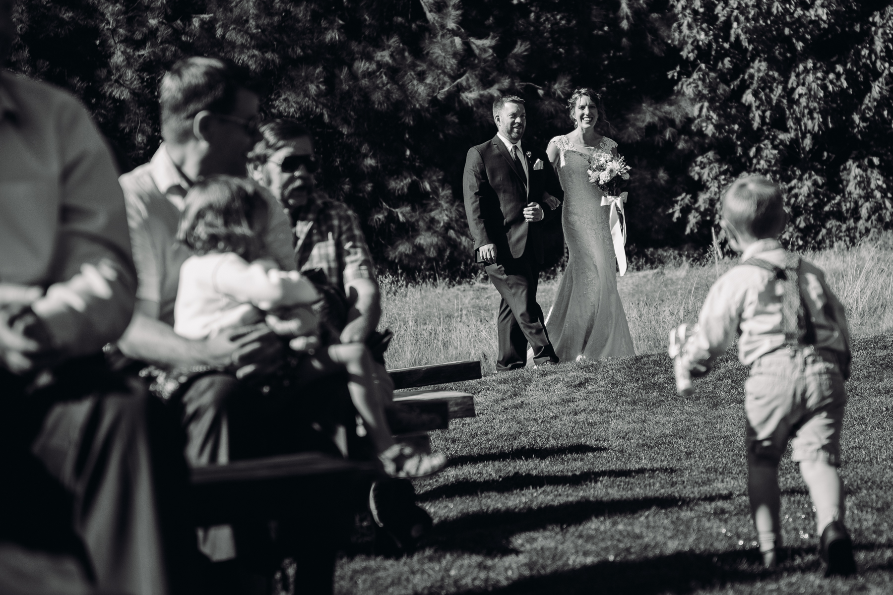 brown family homestead wedding ceremony