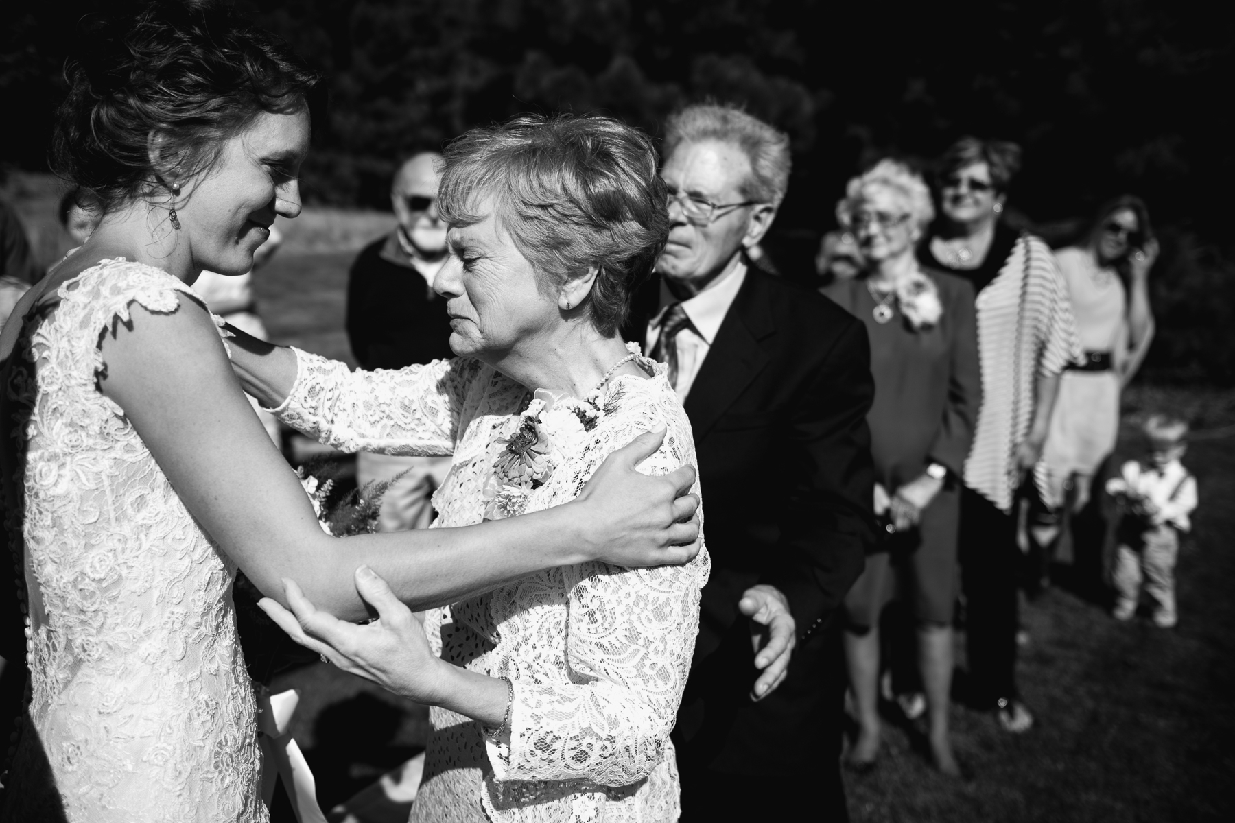 brown family homestead wedding ceremony