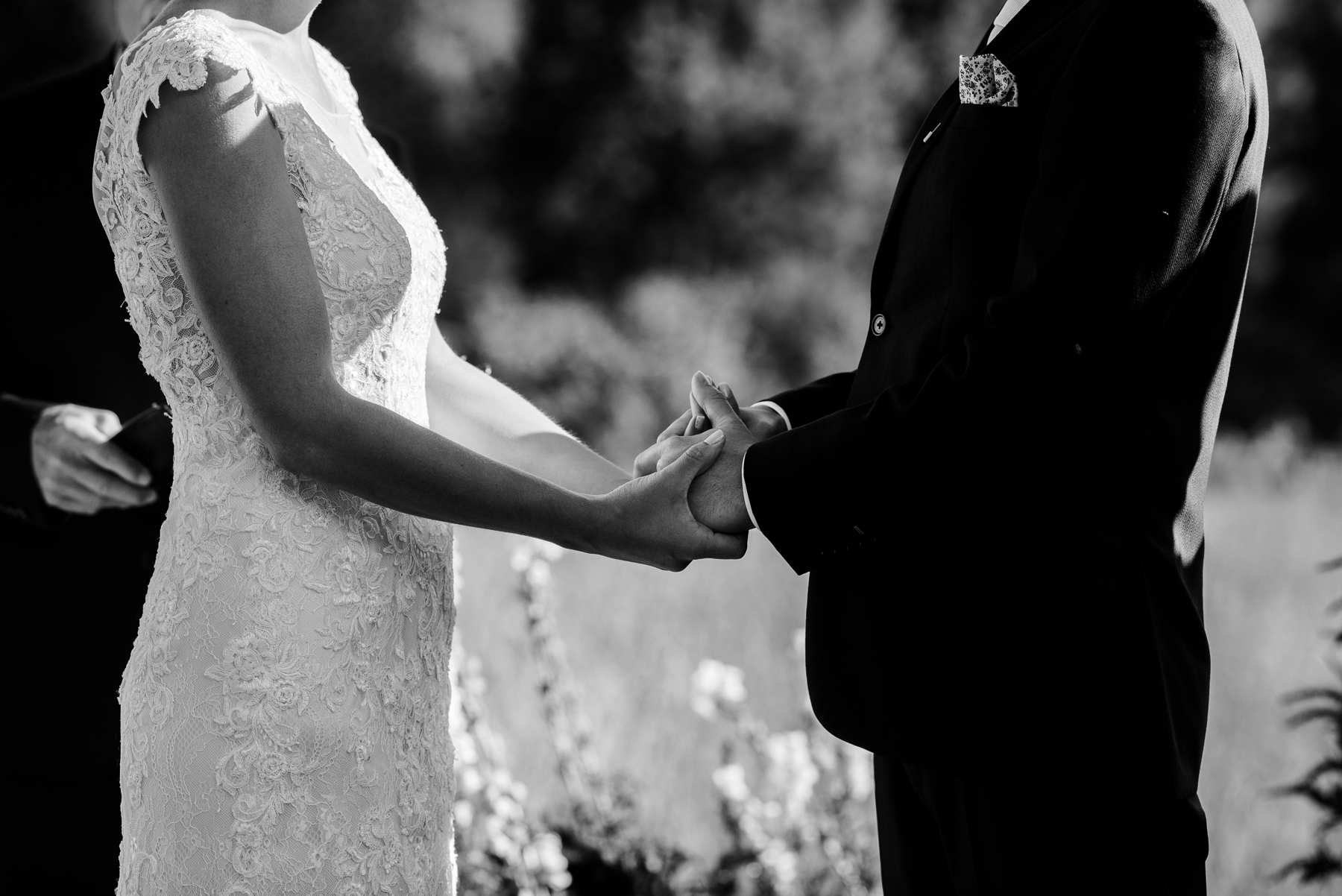 brown family homestead wedding ceremony