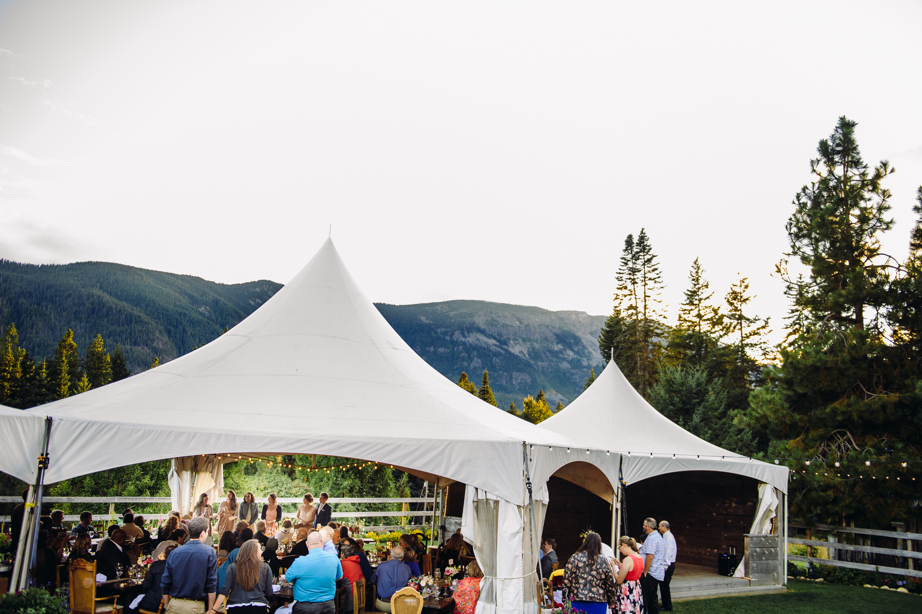 brown family homestead wedding toasts 