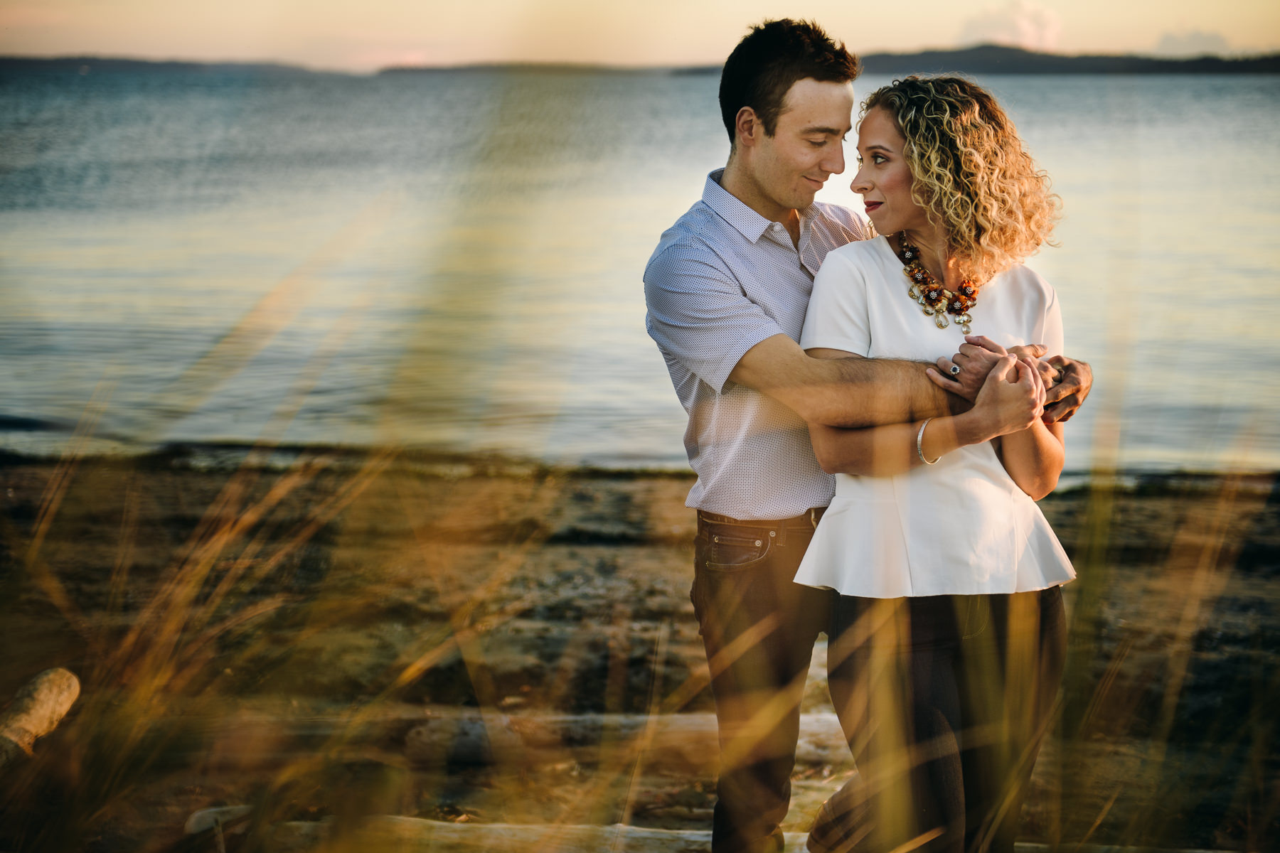 seattle fall engagement photos