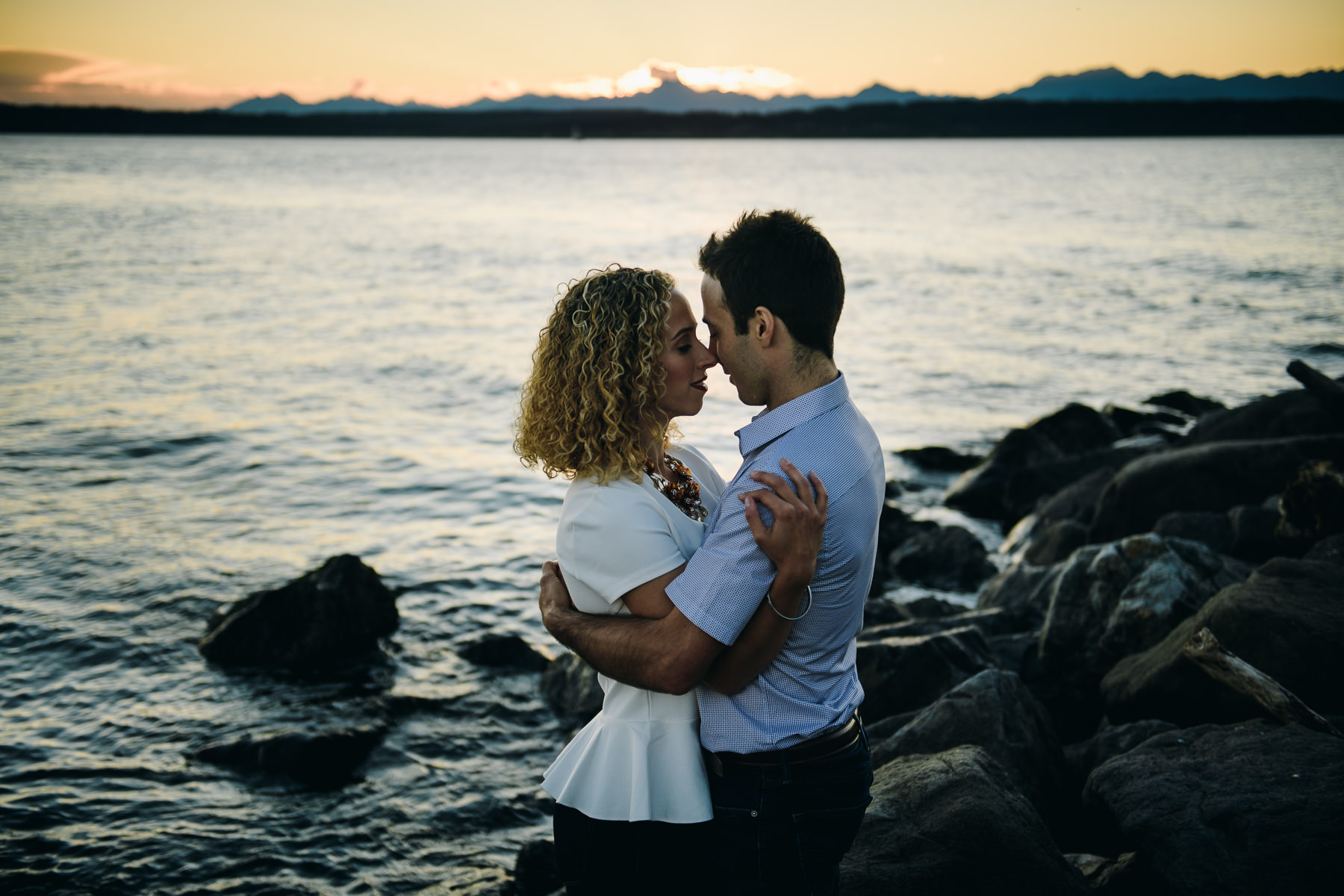 romantic discovery park engagement