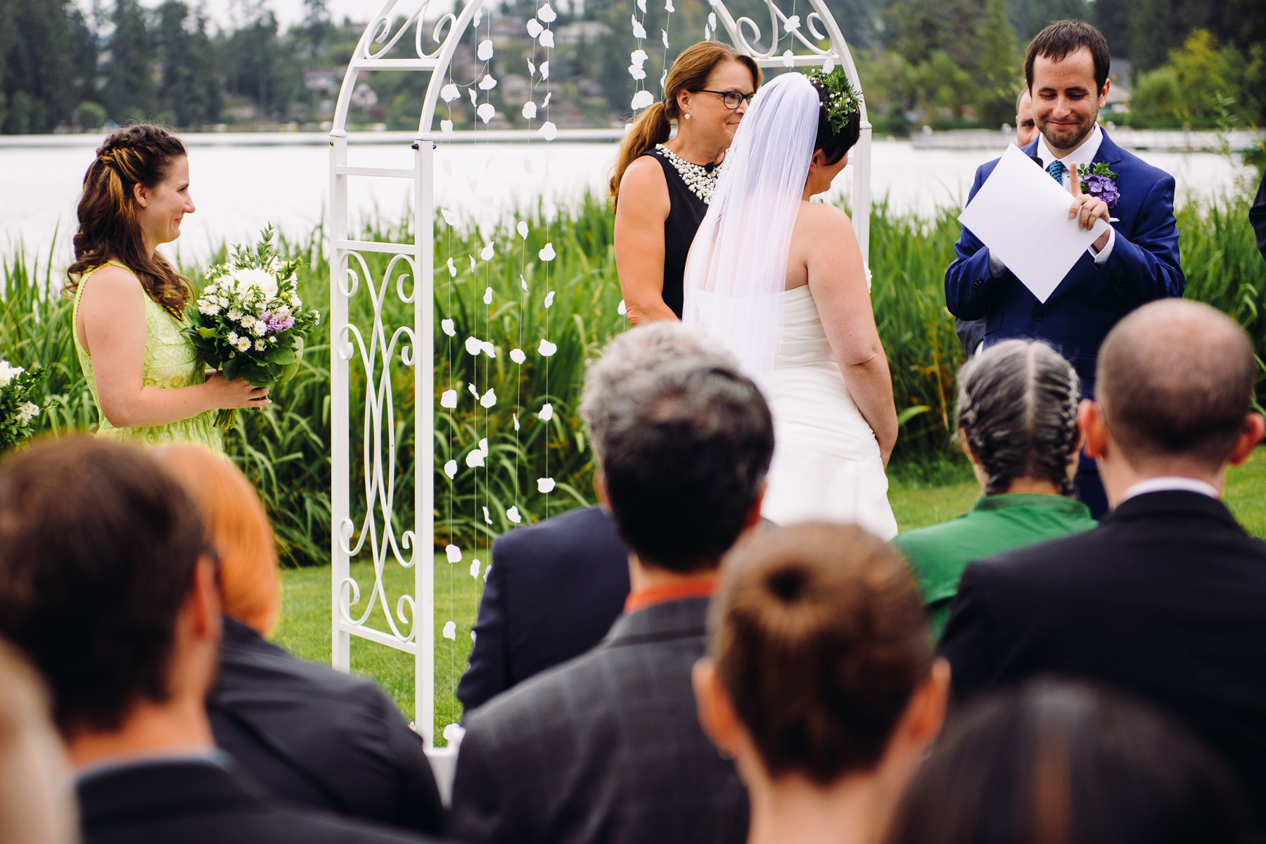 lake wilderness lodge wedding ceremony