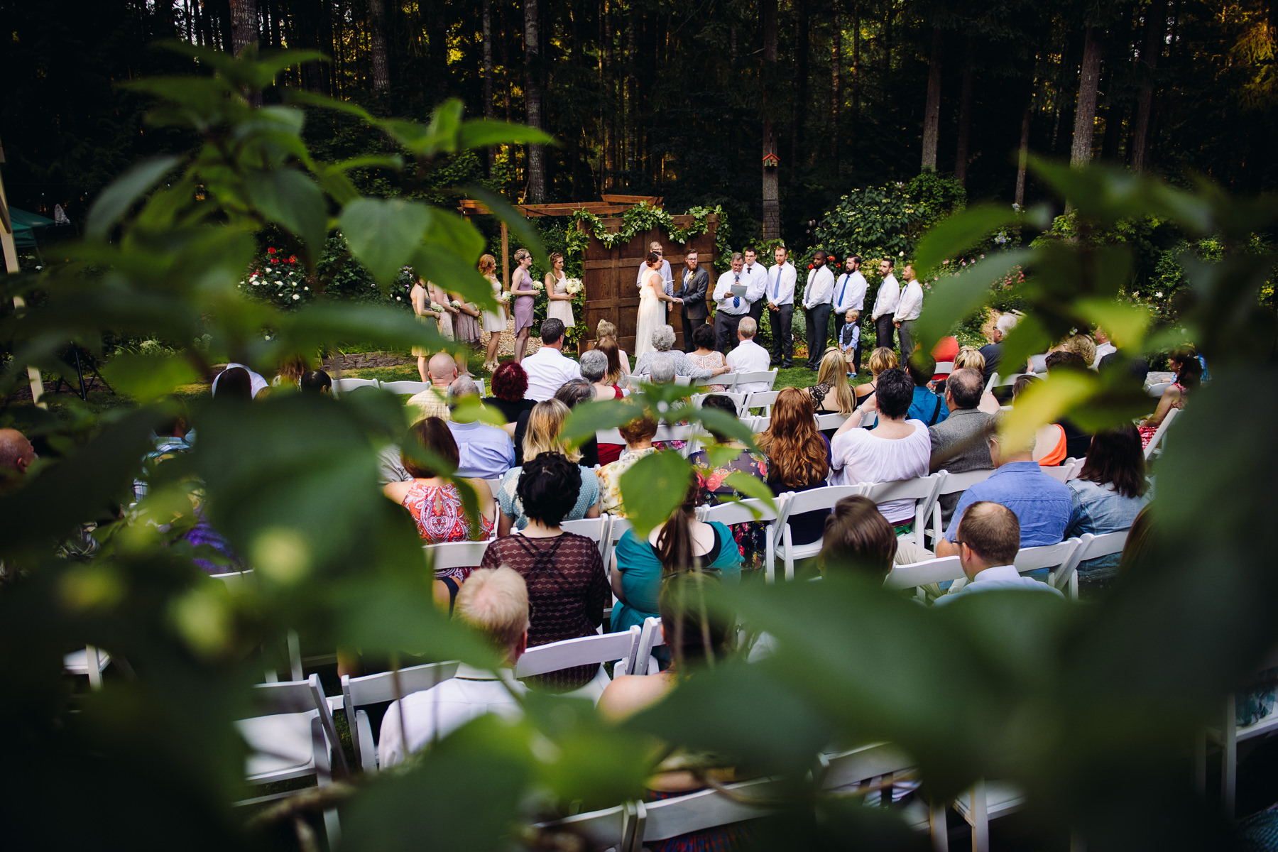 kitsap forest wedding