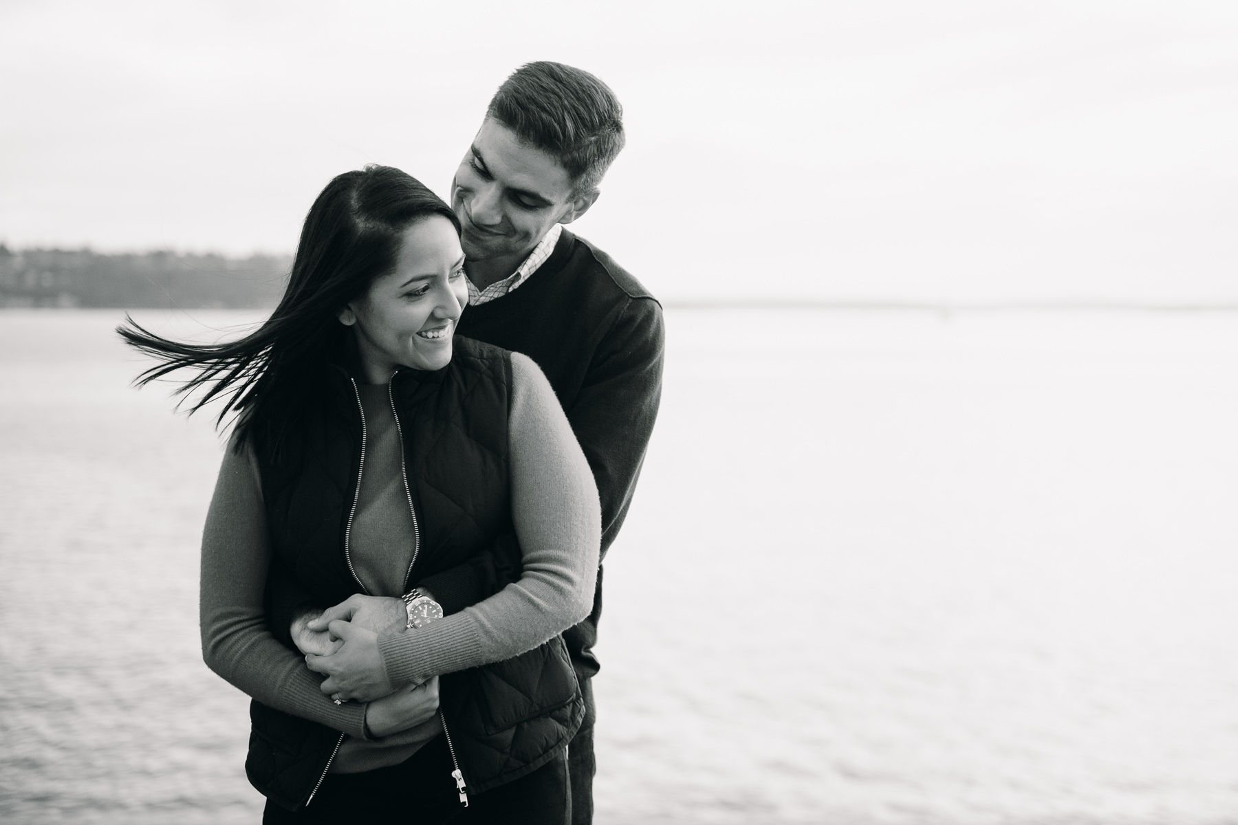 cute couple seattle engagement session