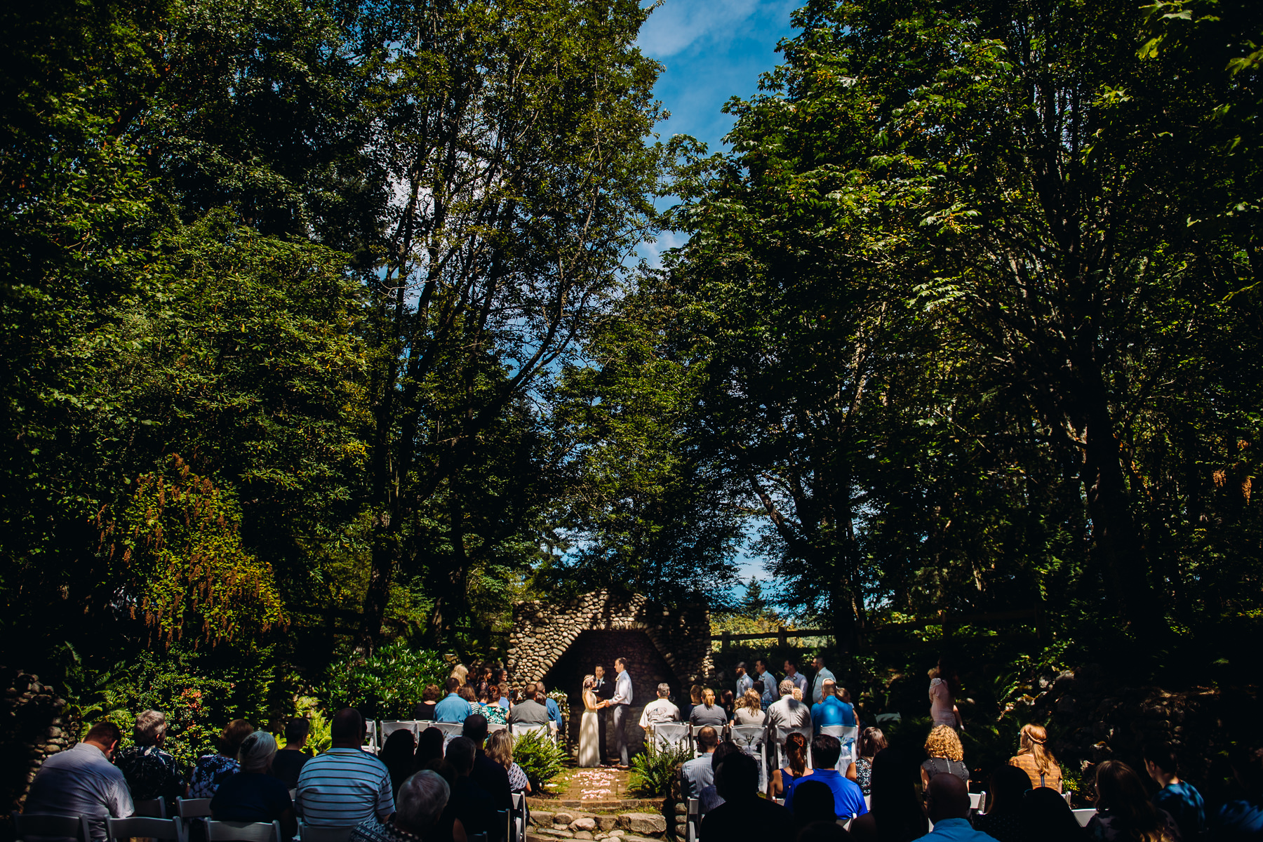 st. edward state park wedding ceremony