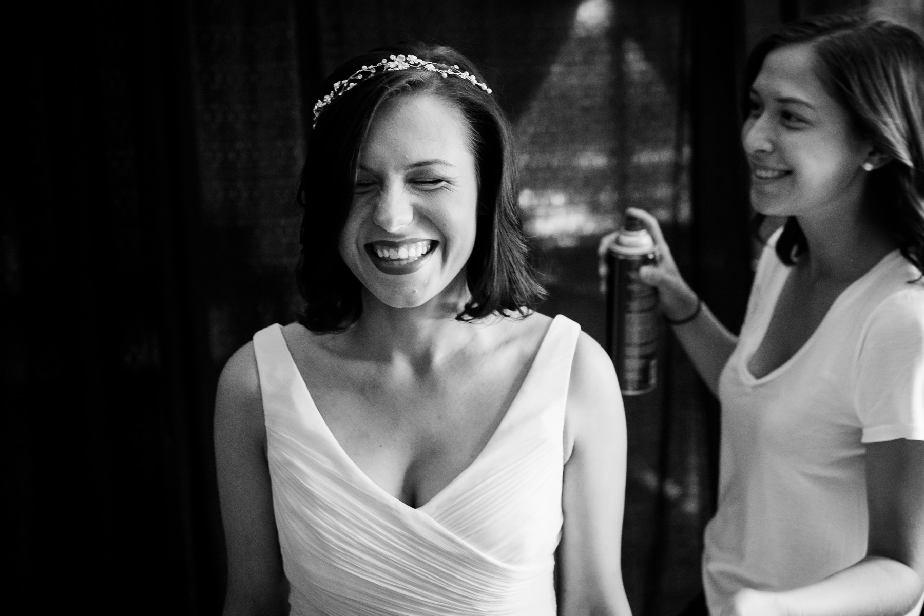 st. edward state park wedding bride getting ready