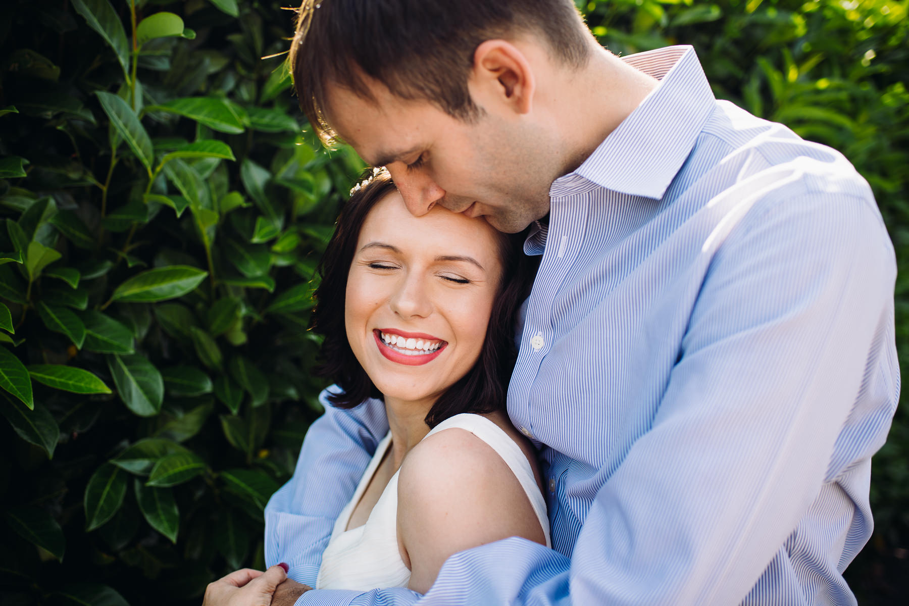 st. edward state park wedding portrait