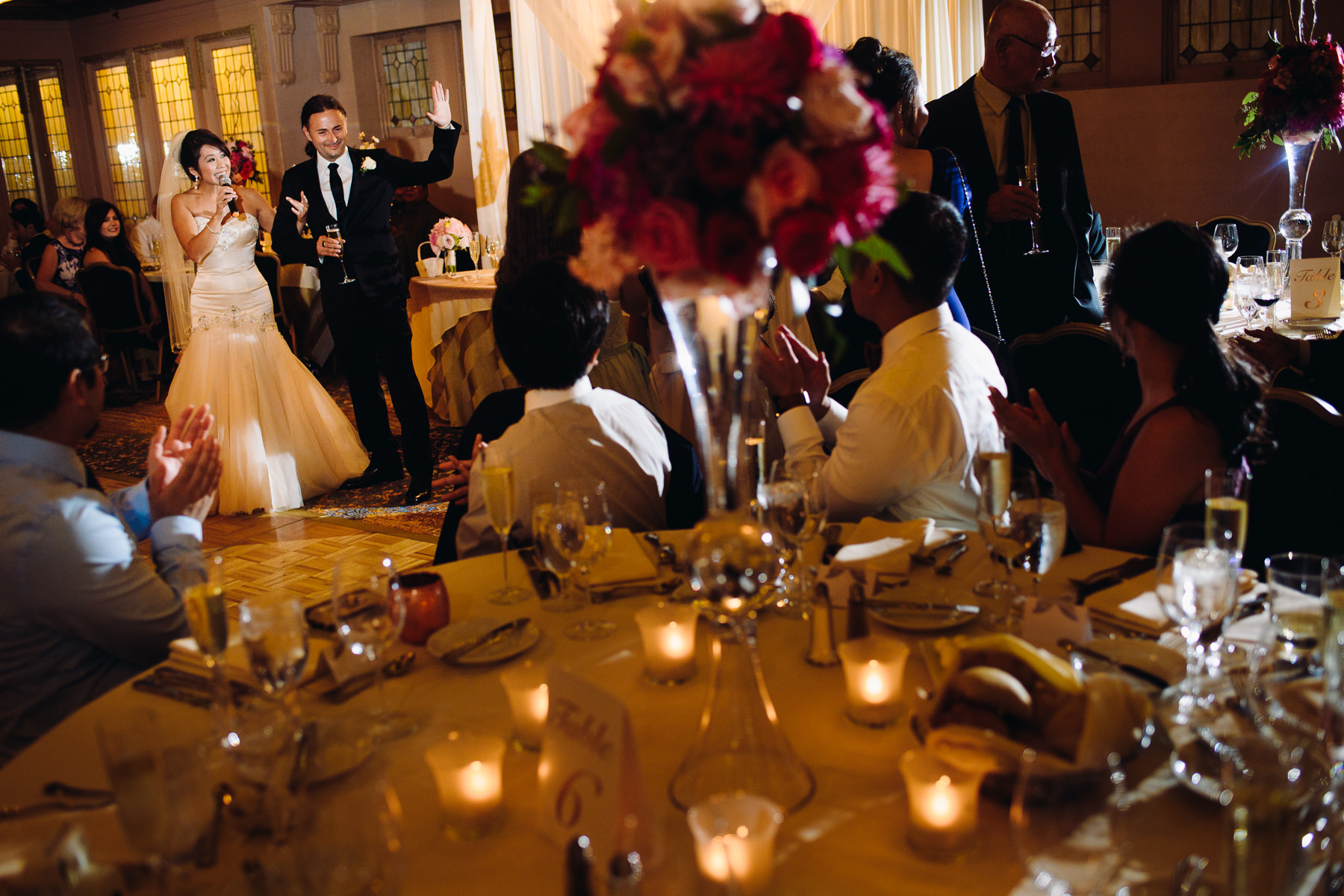 arctic club wedding groom toast 