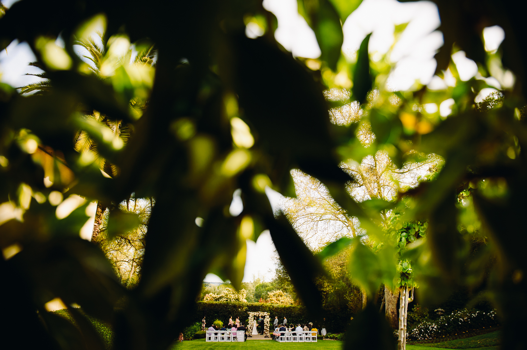 Madrona Manor Wedding ceremony