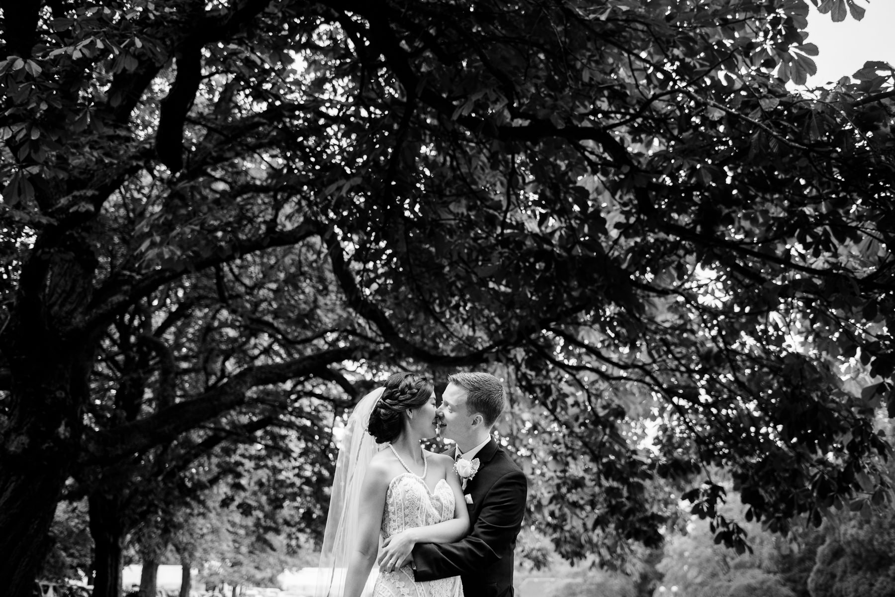 volunteer park wedding portraits 