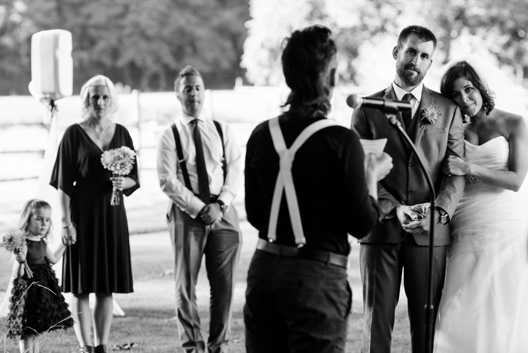 Pomeroy Farms wedding ceremony prayer