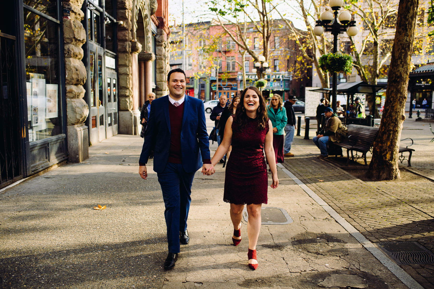 pioneer square wedding photos